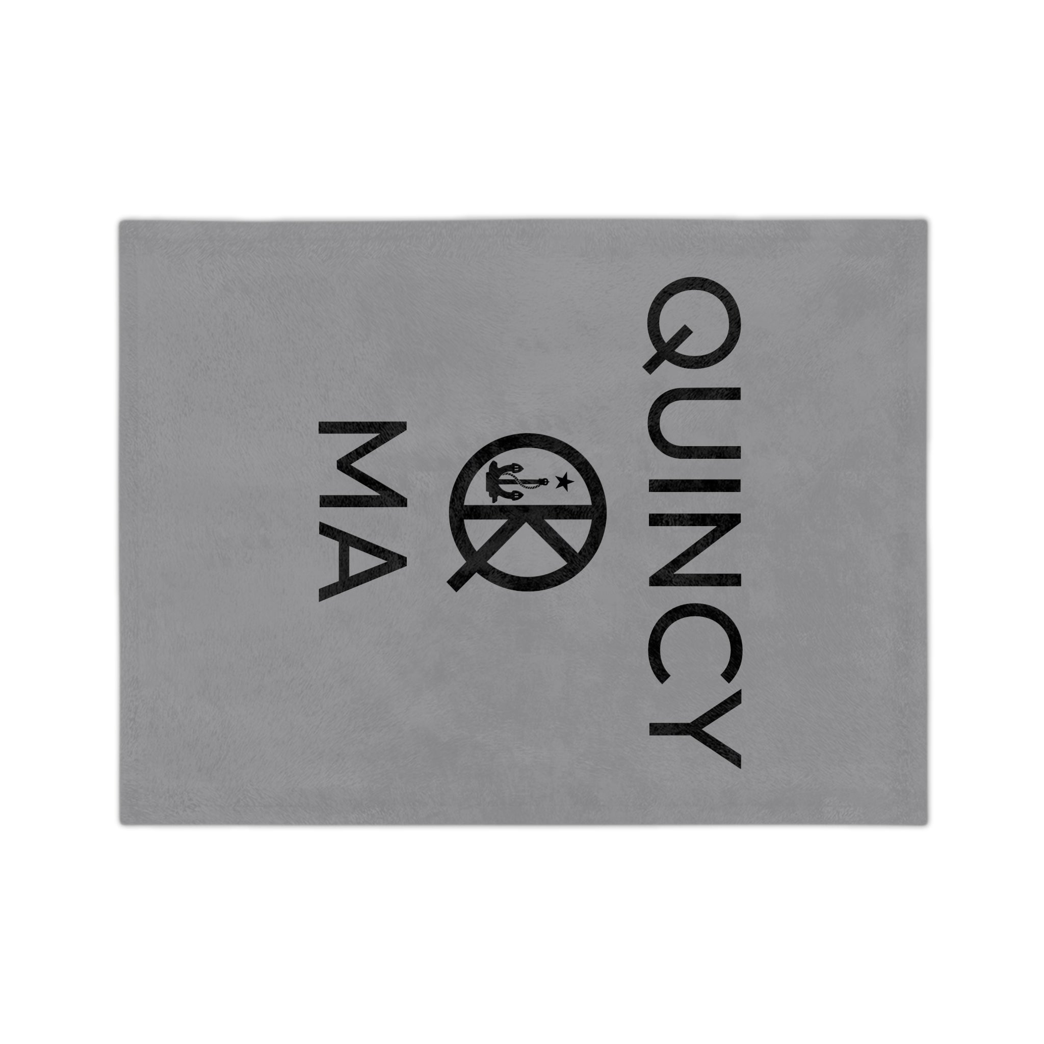 Quincy, MA Winter Throw Blanket — Stay Warm Velveteen Microfiber