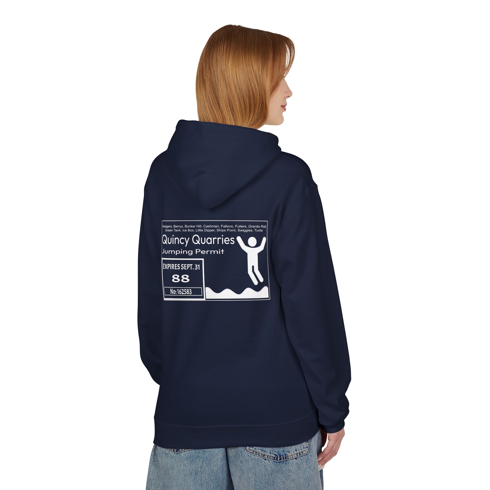 Quincy Quarries Permit Softstyle Hoodie