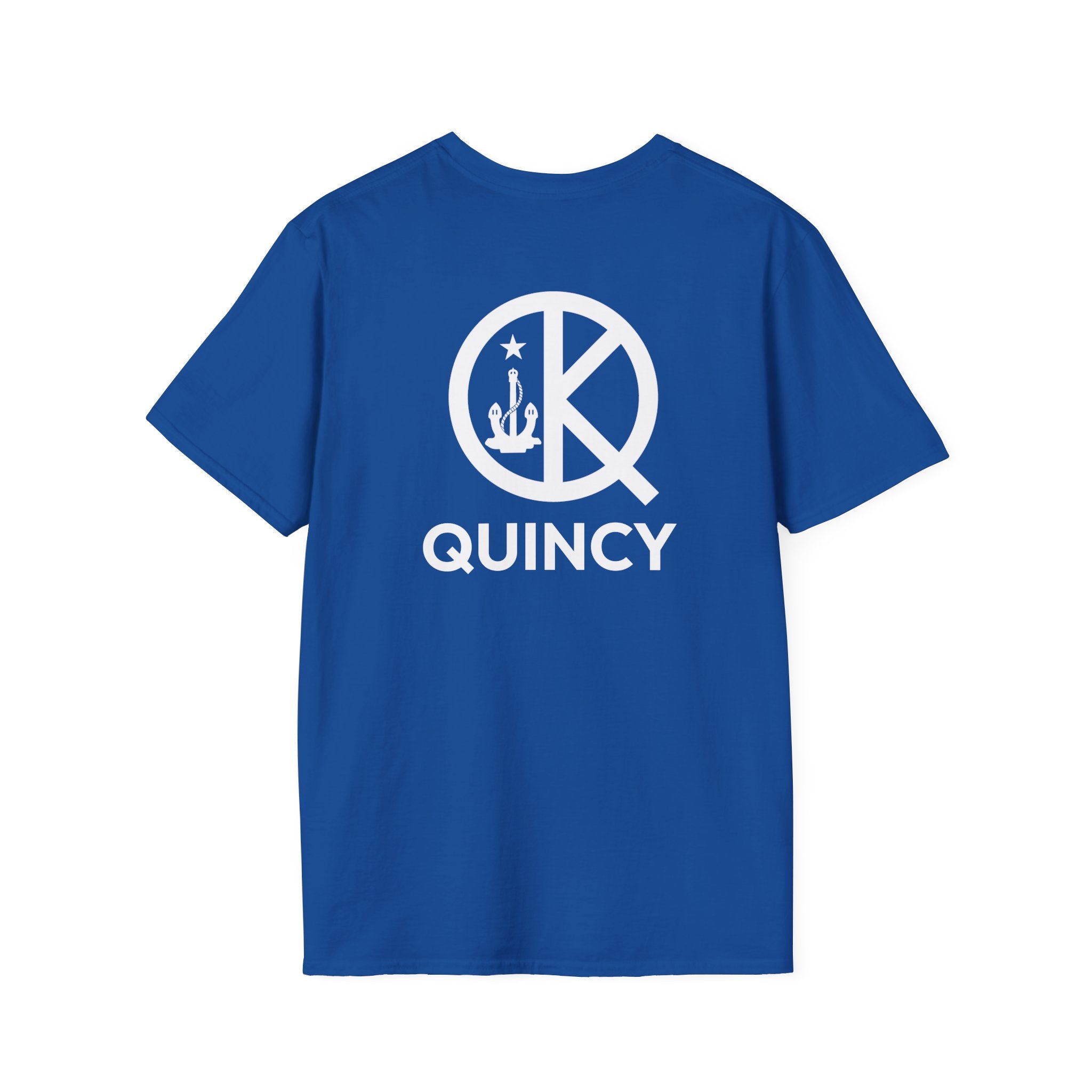 Quincy- Blue and White