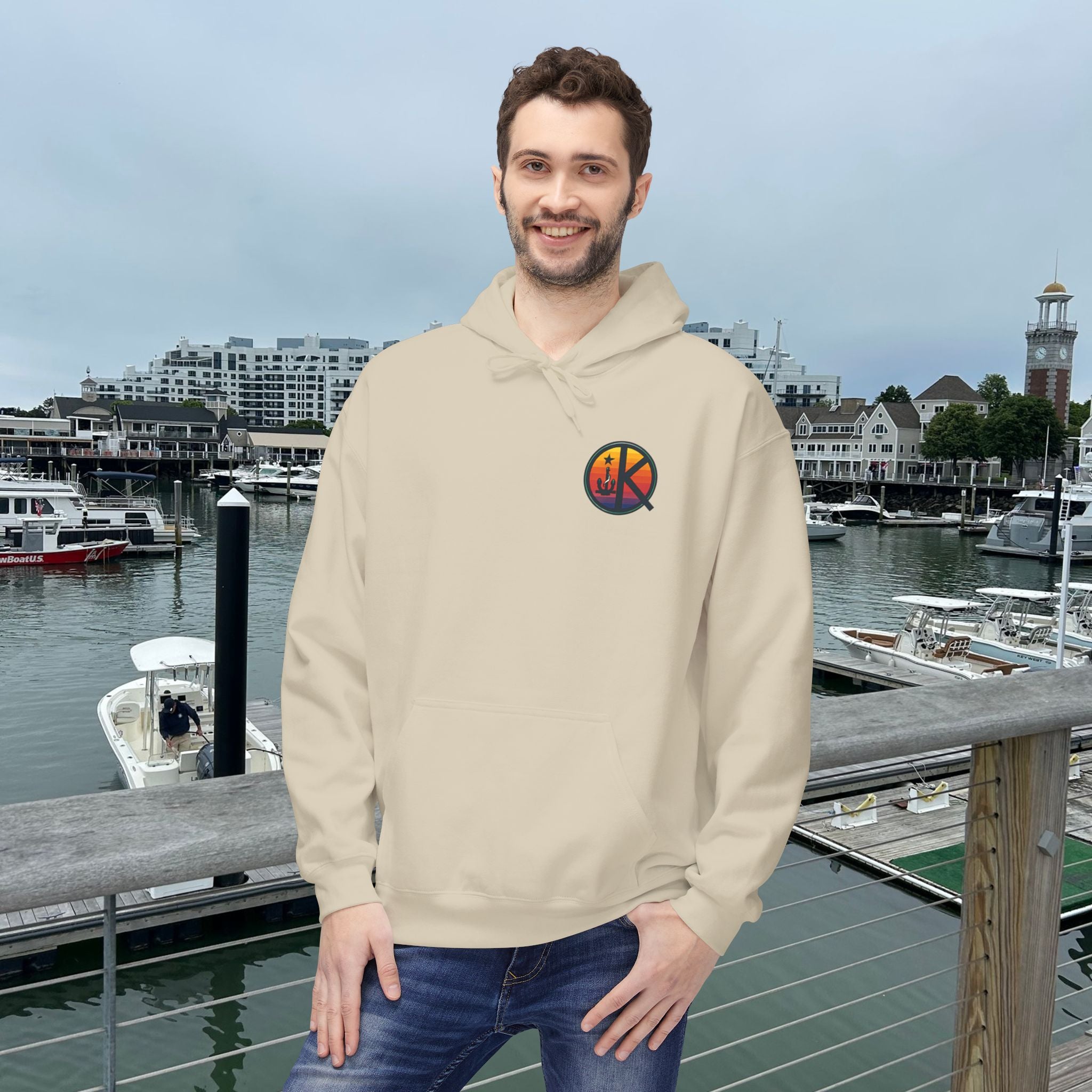 Ski Heavenly Hill Softstyle Hoodie- QK Logo