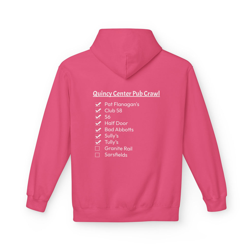 Quincy Center Pub Crawl Throwback Hoodie