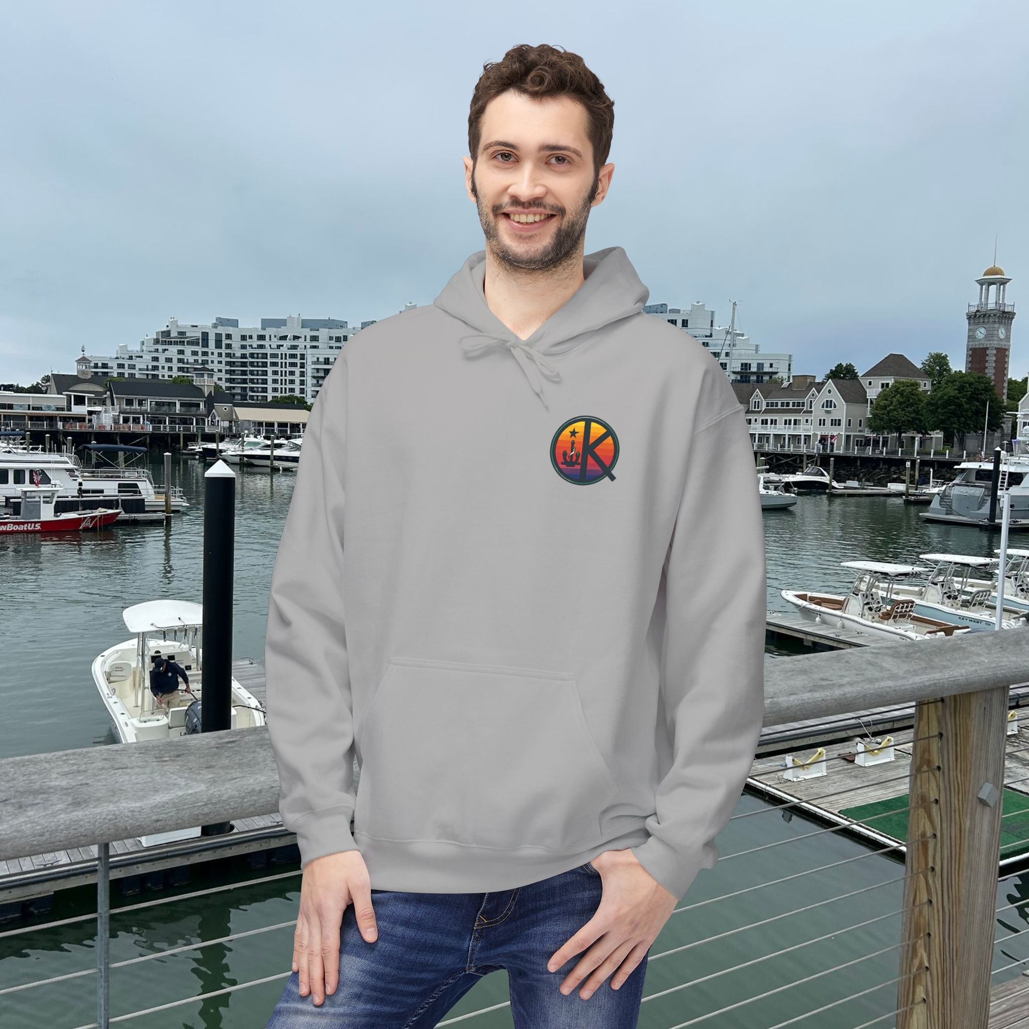 Ski Heavenly Hill Softstyle Hoodie- QK Logo