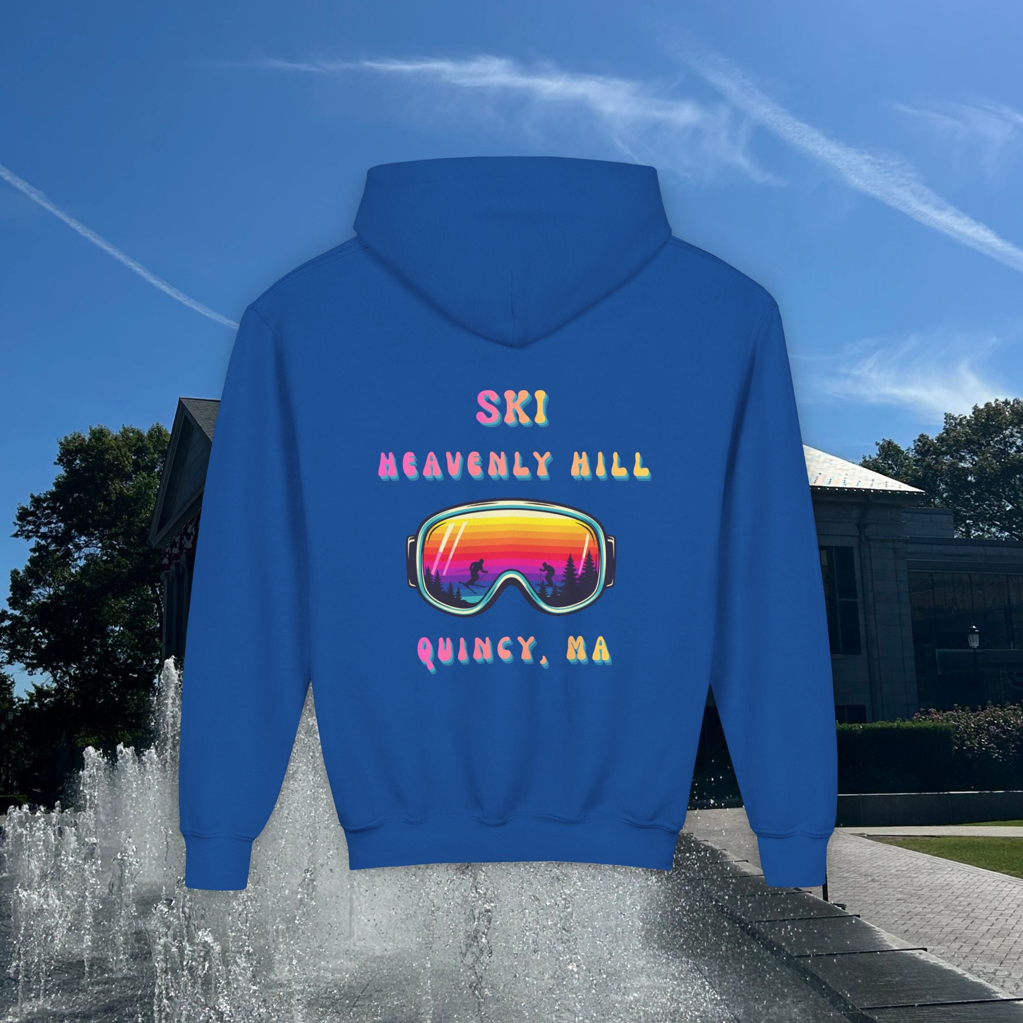 Ski Heavenly Hill Youth Softstyle Hoodie