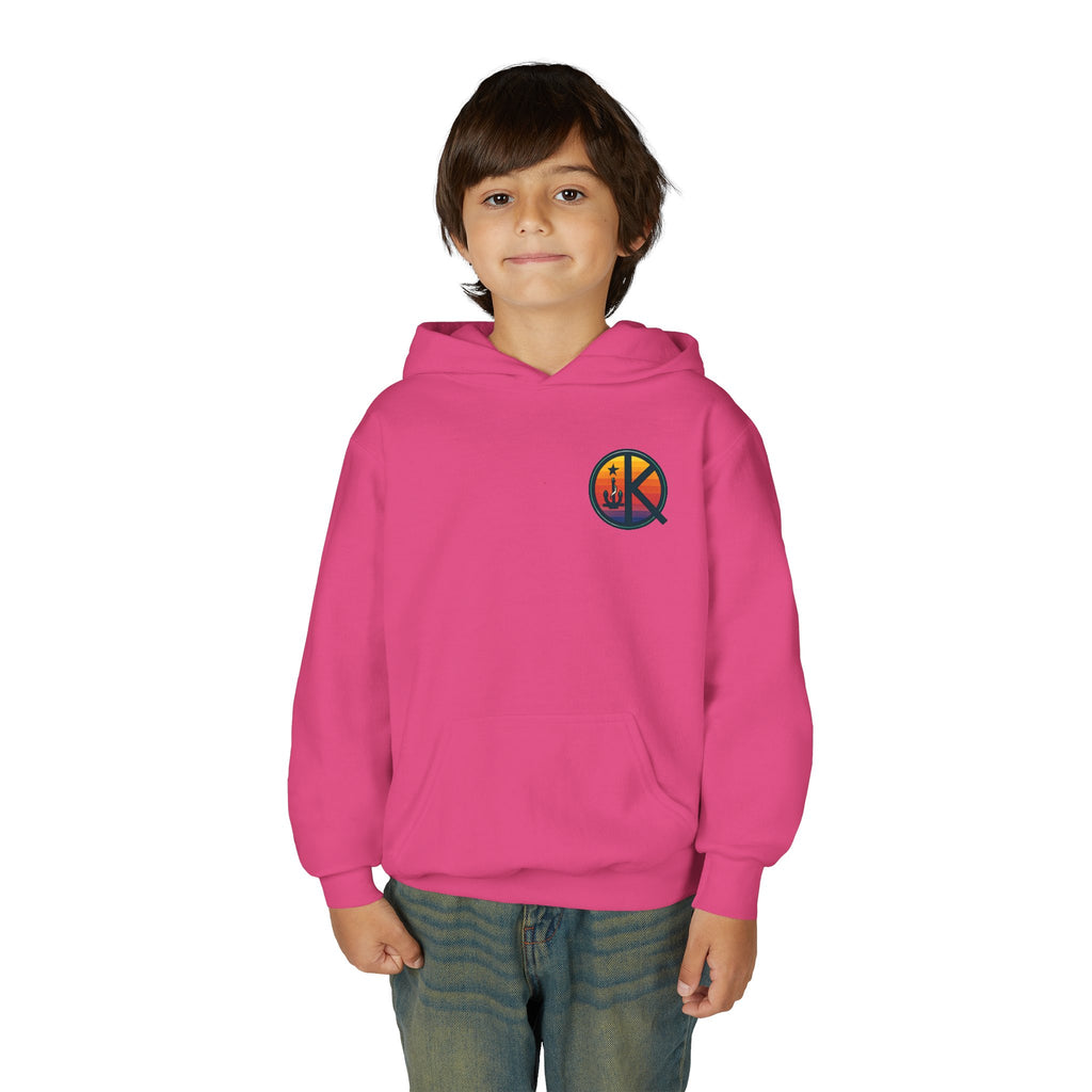 Ski Heavenly Hill Youth Softstyle Hoodie- QK Logo