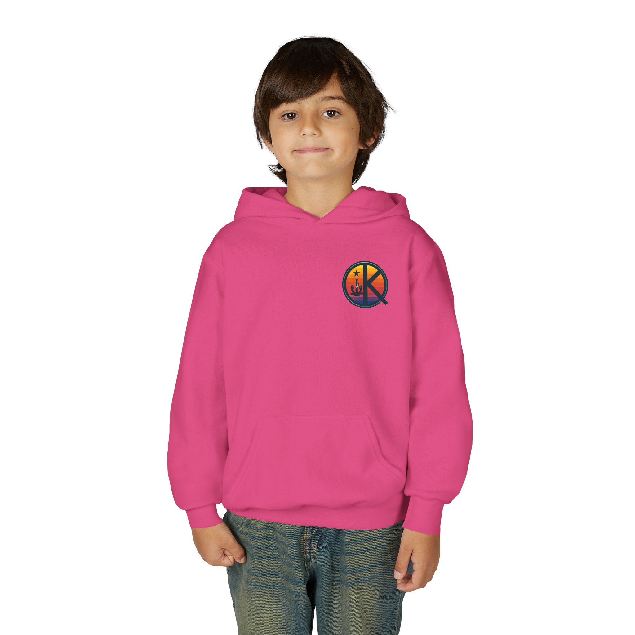 Ski Heavenly Hill Youth Softstyle Hoodie- QK Logo