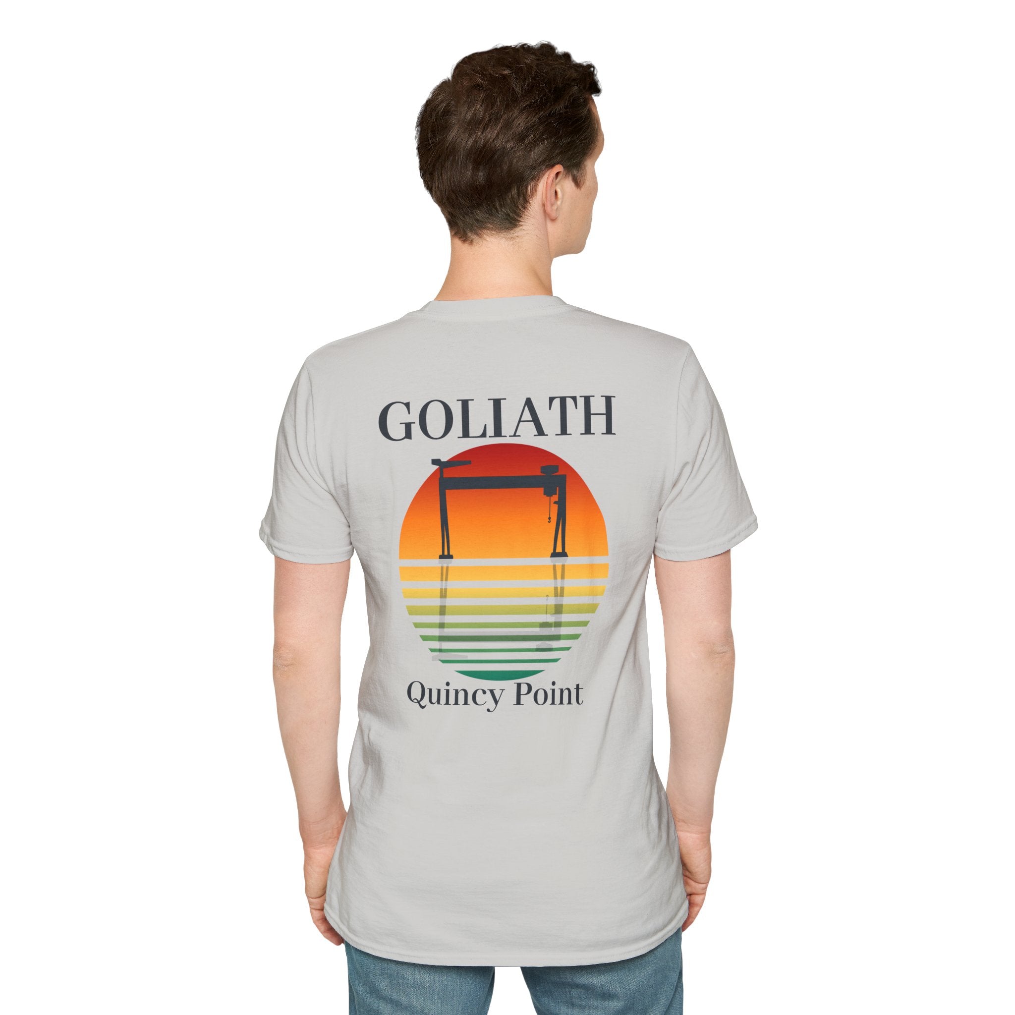 Fore River Shipyard Goliath Sunset T-shirt