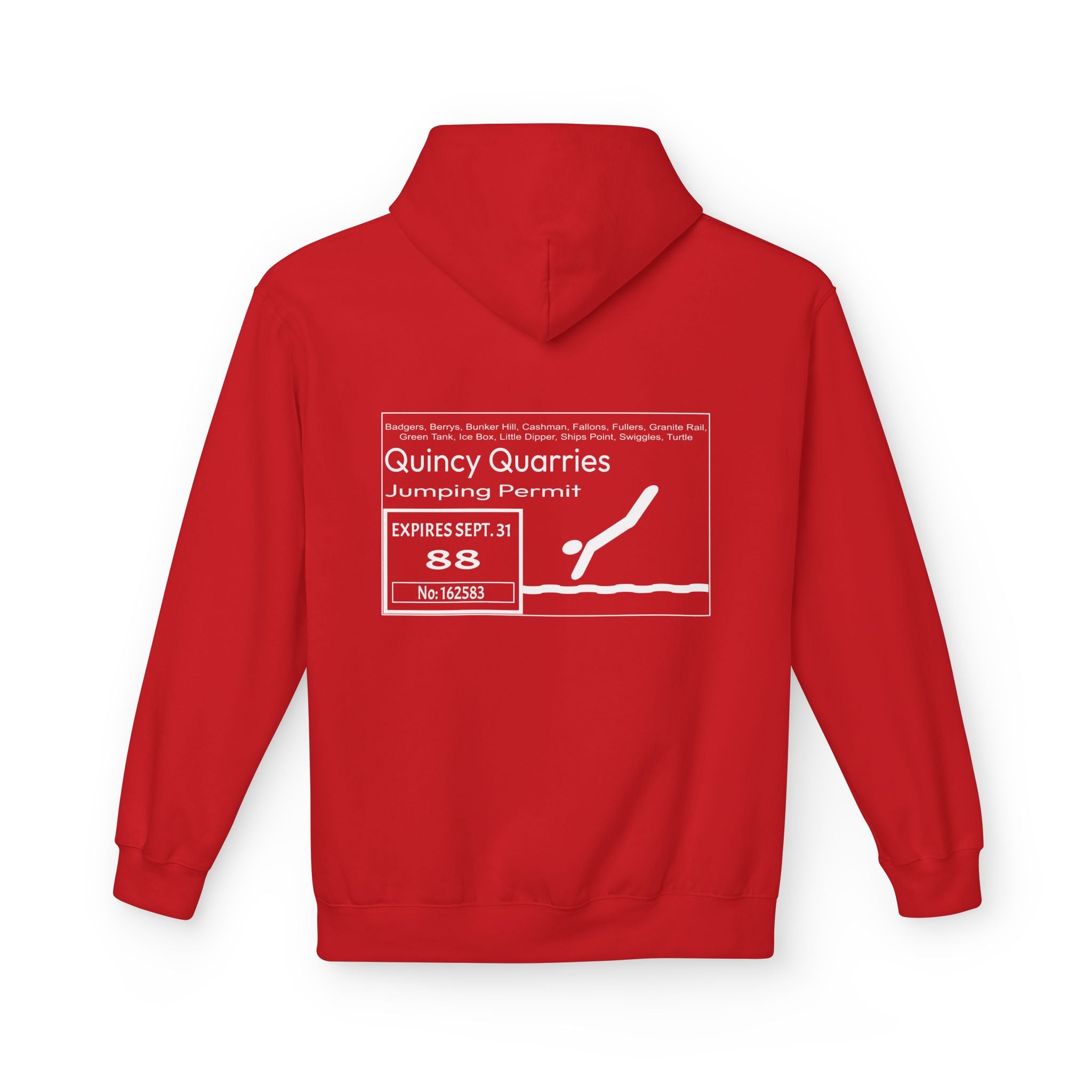 Quincy Quarries Permit Softstyle Hoodie