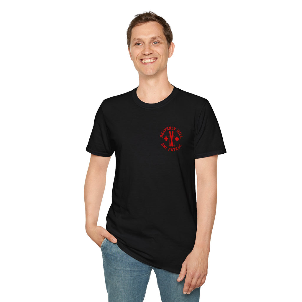 Distressed Heavenly Hill Ski Patrol T-shirt