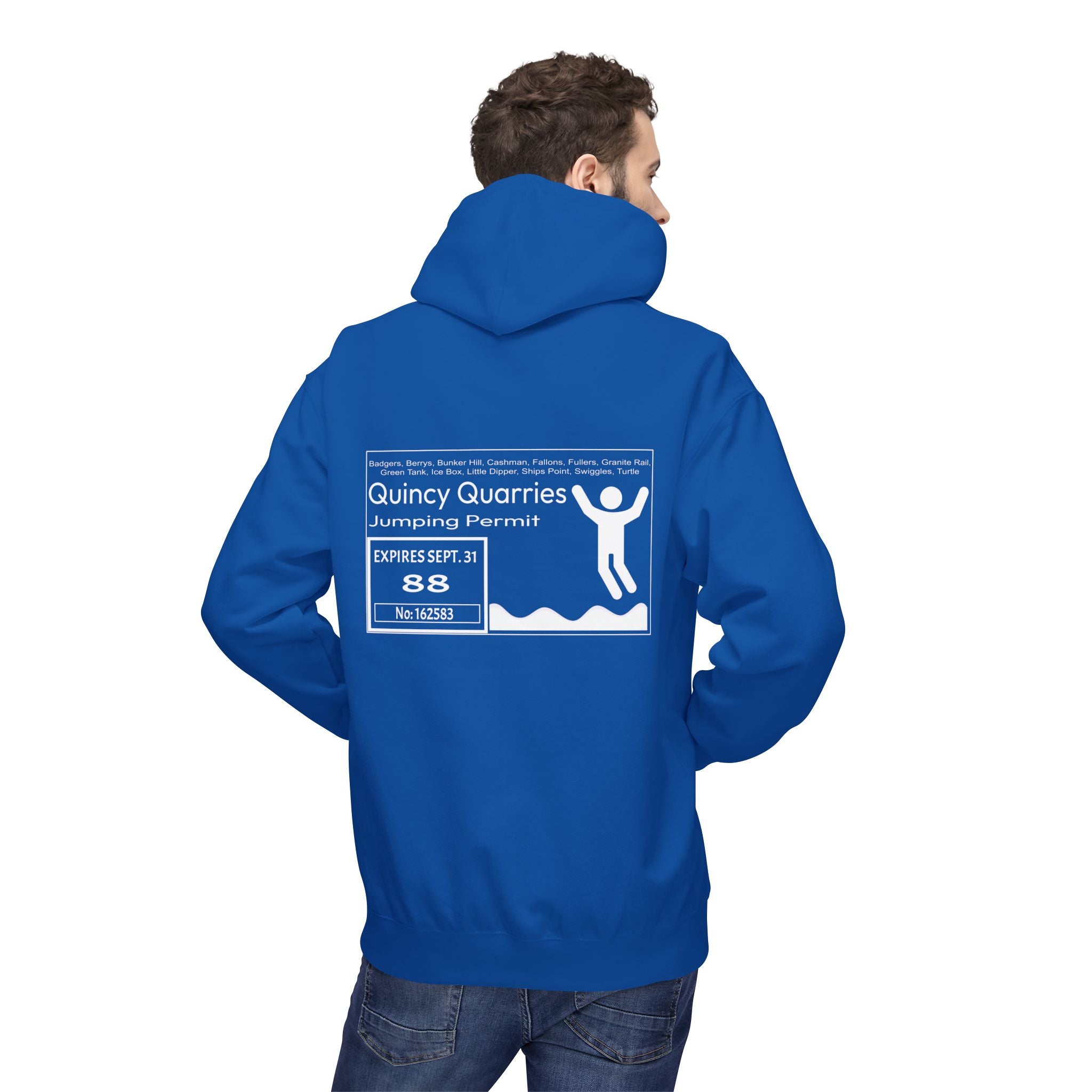 Quincy Quarries Permit Softstyle Hoodie
