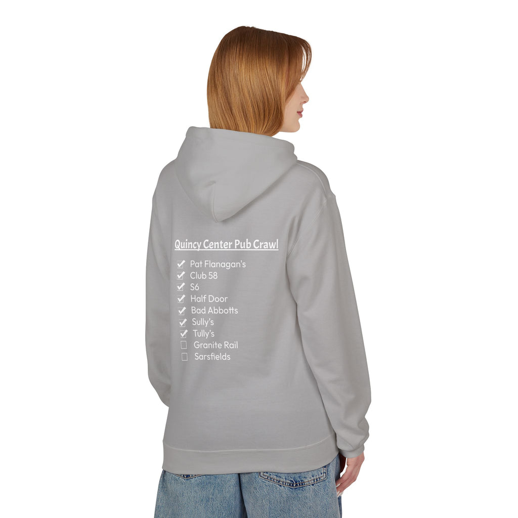 Quincy Center Pub Crawl Throwback Hoodie