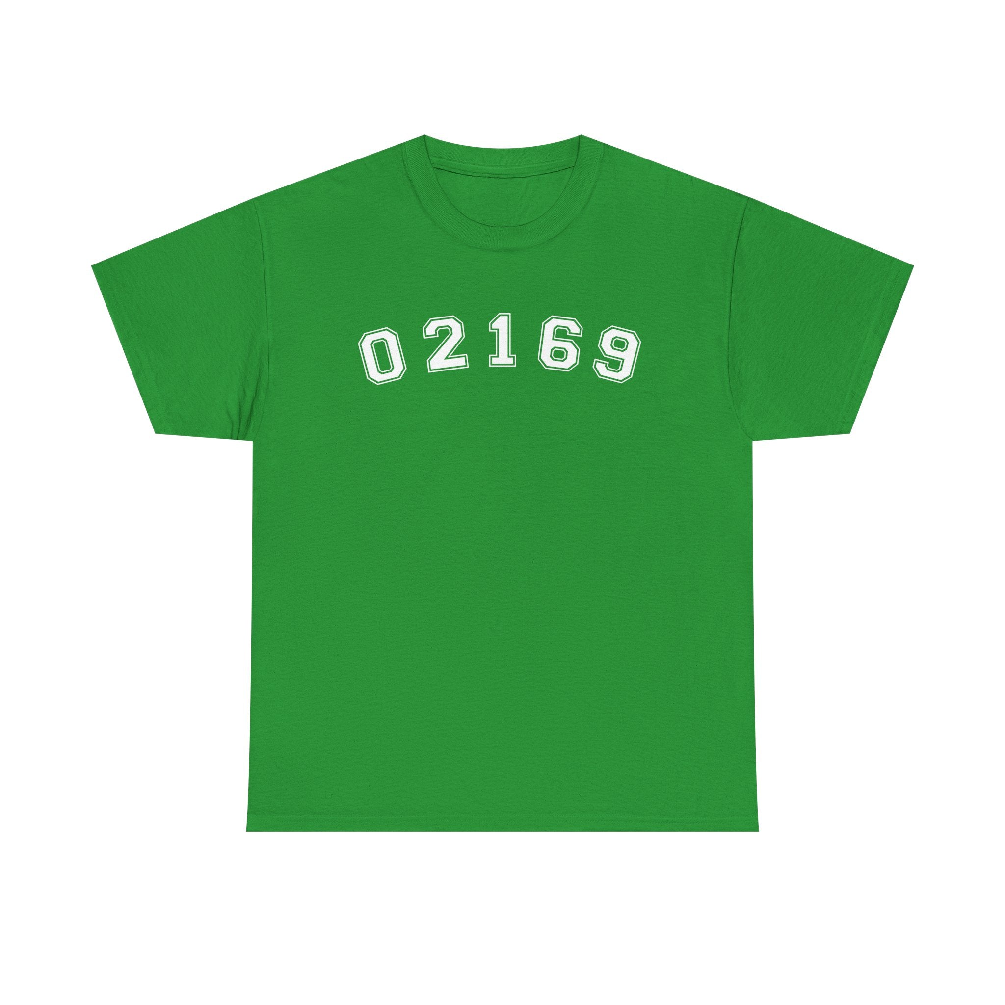 02169- Quincy Zip Code T-shirt White Text