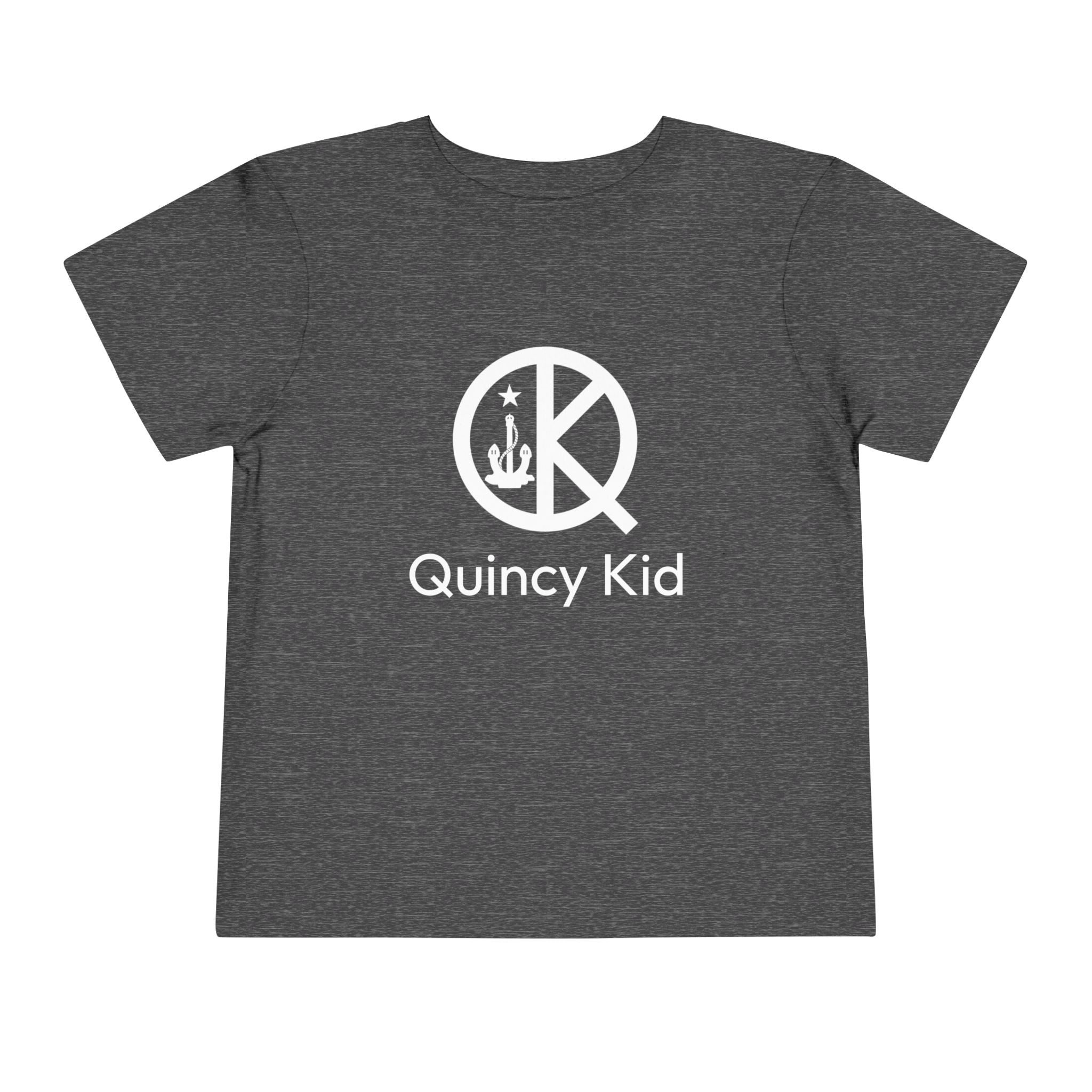 Quincy Kid Toddler T-shirt White Text