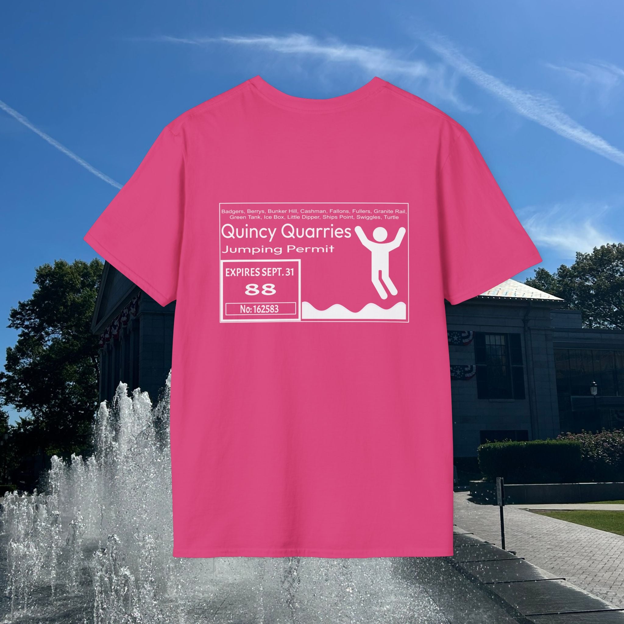 Quincy Quarries Permit T-shirt