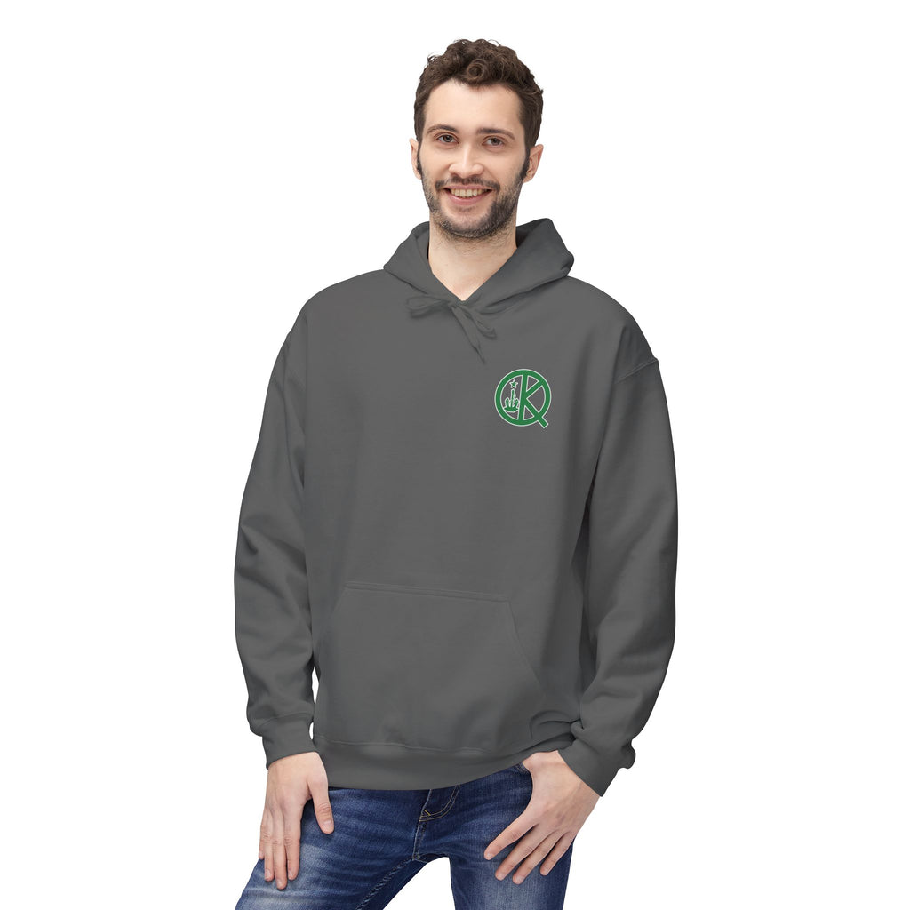 Quincy Kid- Celtic Green Logo Softstyle Hoodie