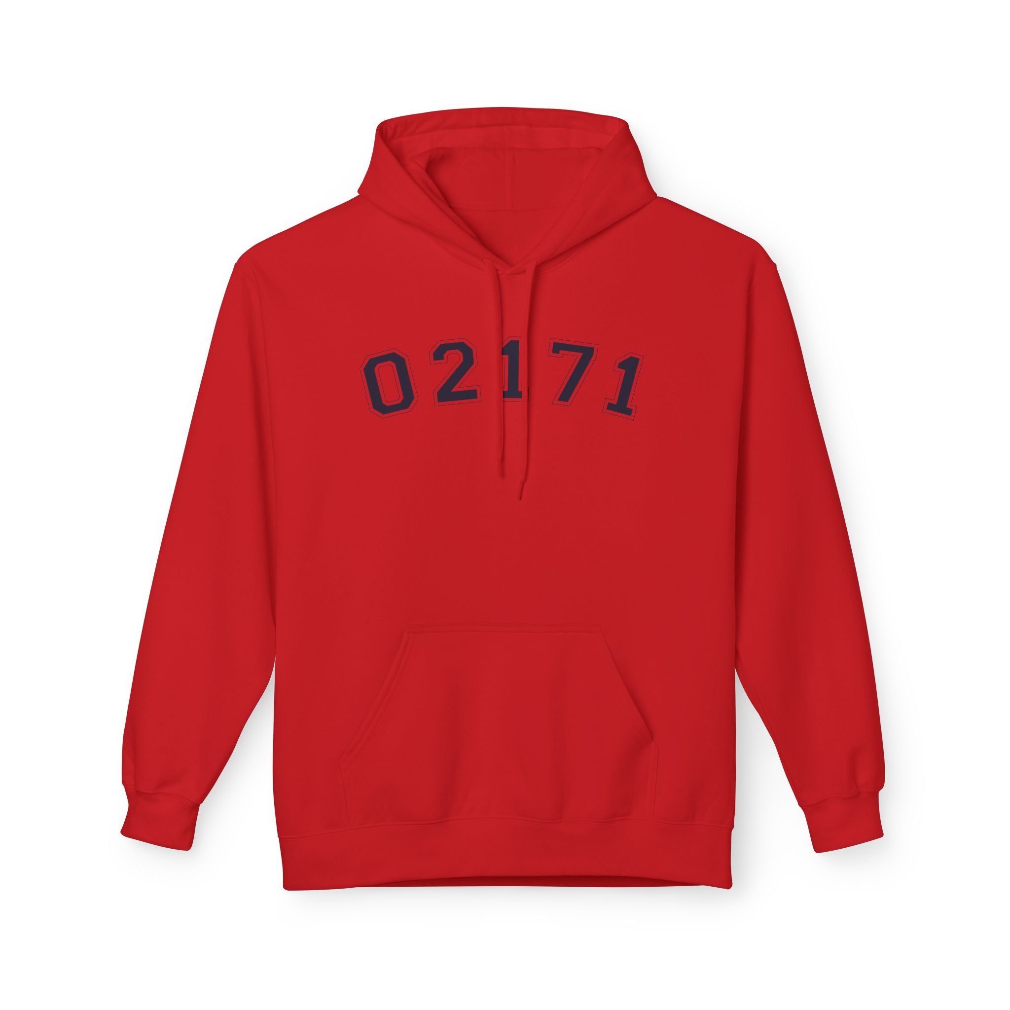 02171- Quincy Zip Code Sweatshirt Navy Text