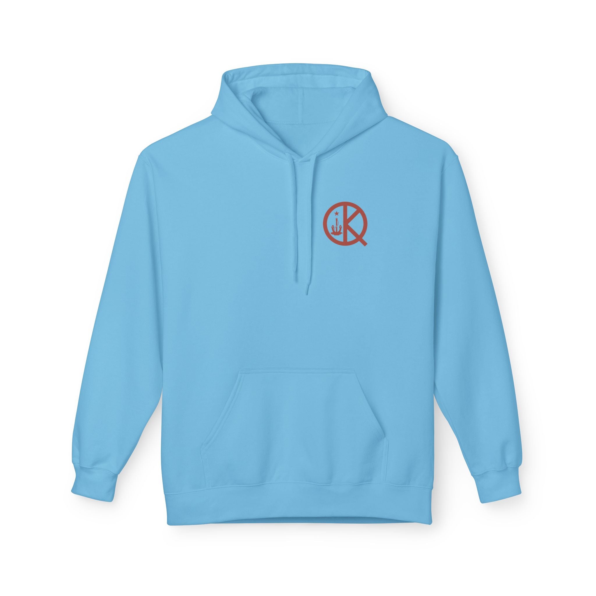 Quincy Distance Sign Softstyle Hoodie- Maroon Logo