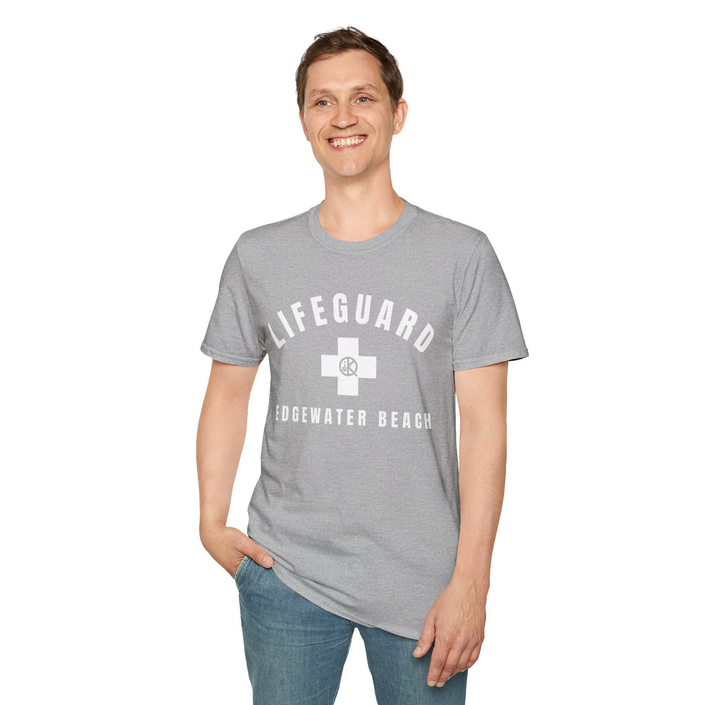 Edgewater Beach Lifeguard T-shirt