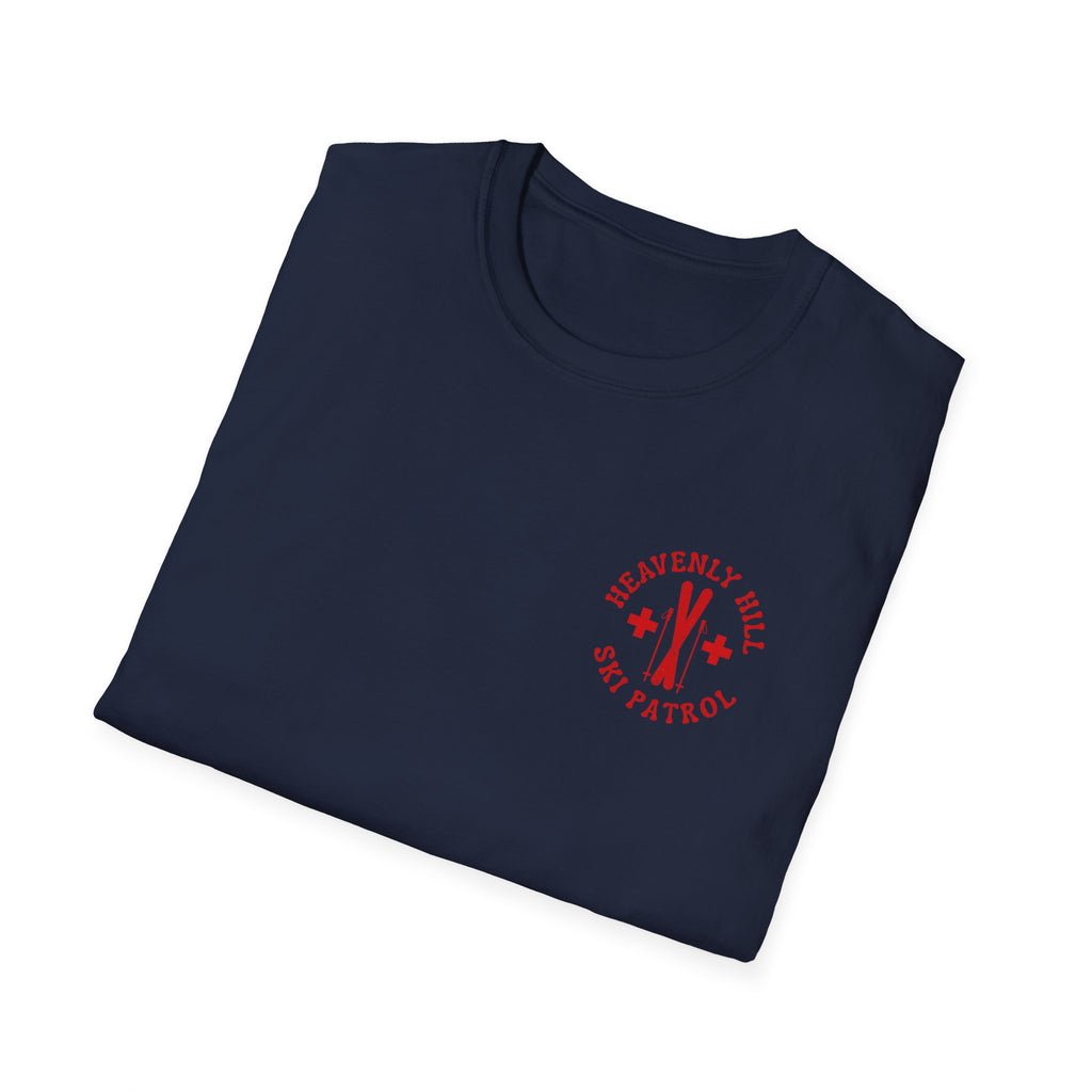 Distressed Heavenly Hill Ski Patrol T-shirt