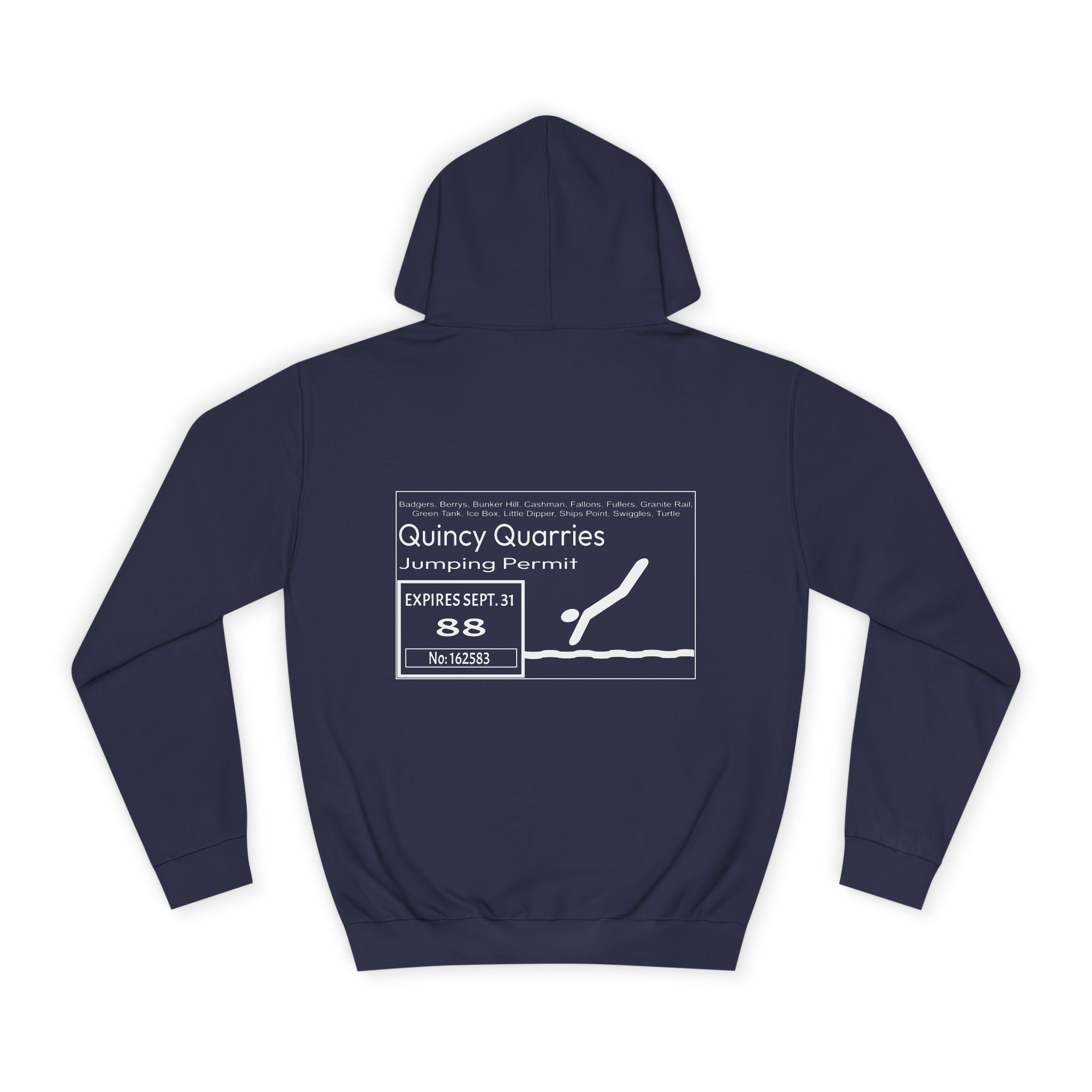 Quincy Quarries Permit Hoodie