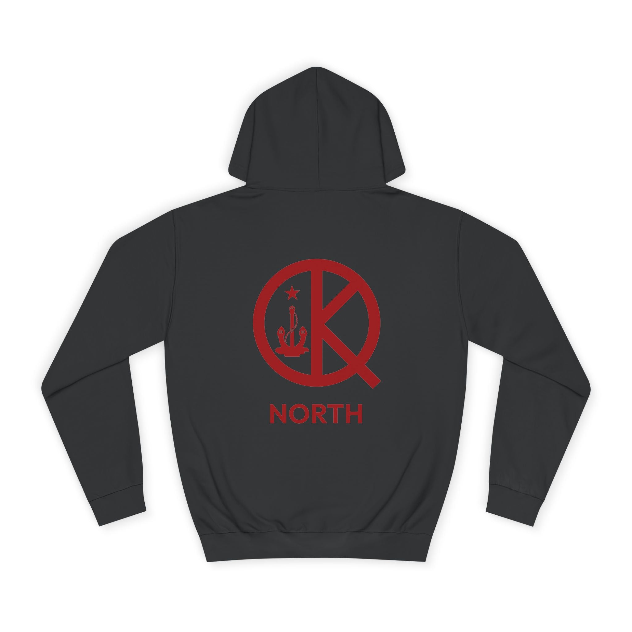 North Quincy- Red and Black Hoodie