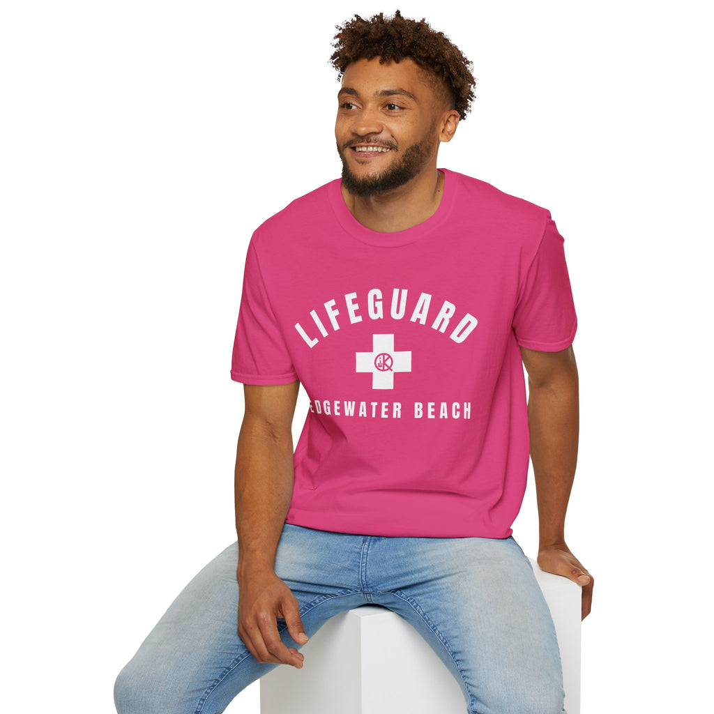 Edgewater Beach Lifeguard T-shirt