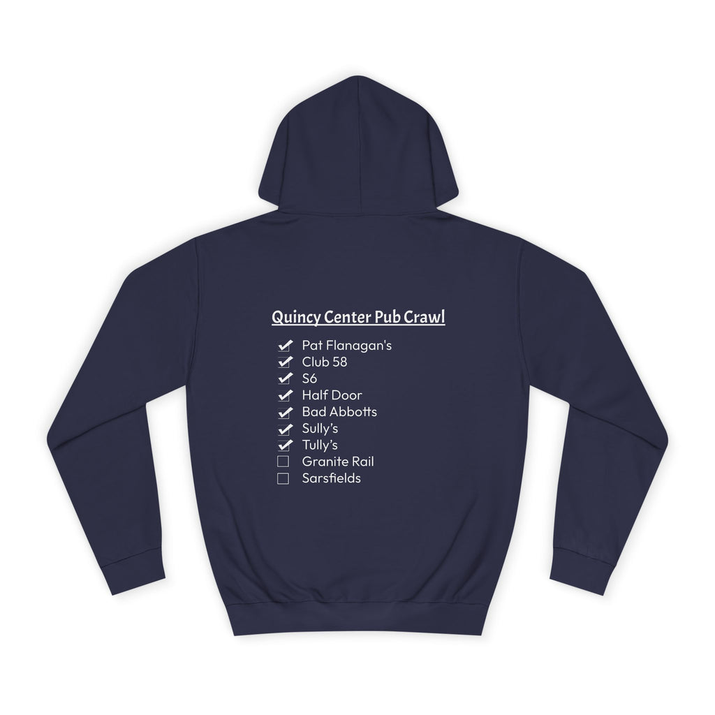 Quincy Center Pub Crawl Throwback Hoodie
