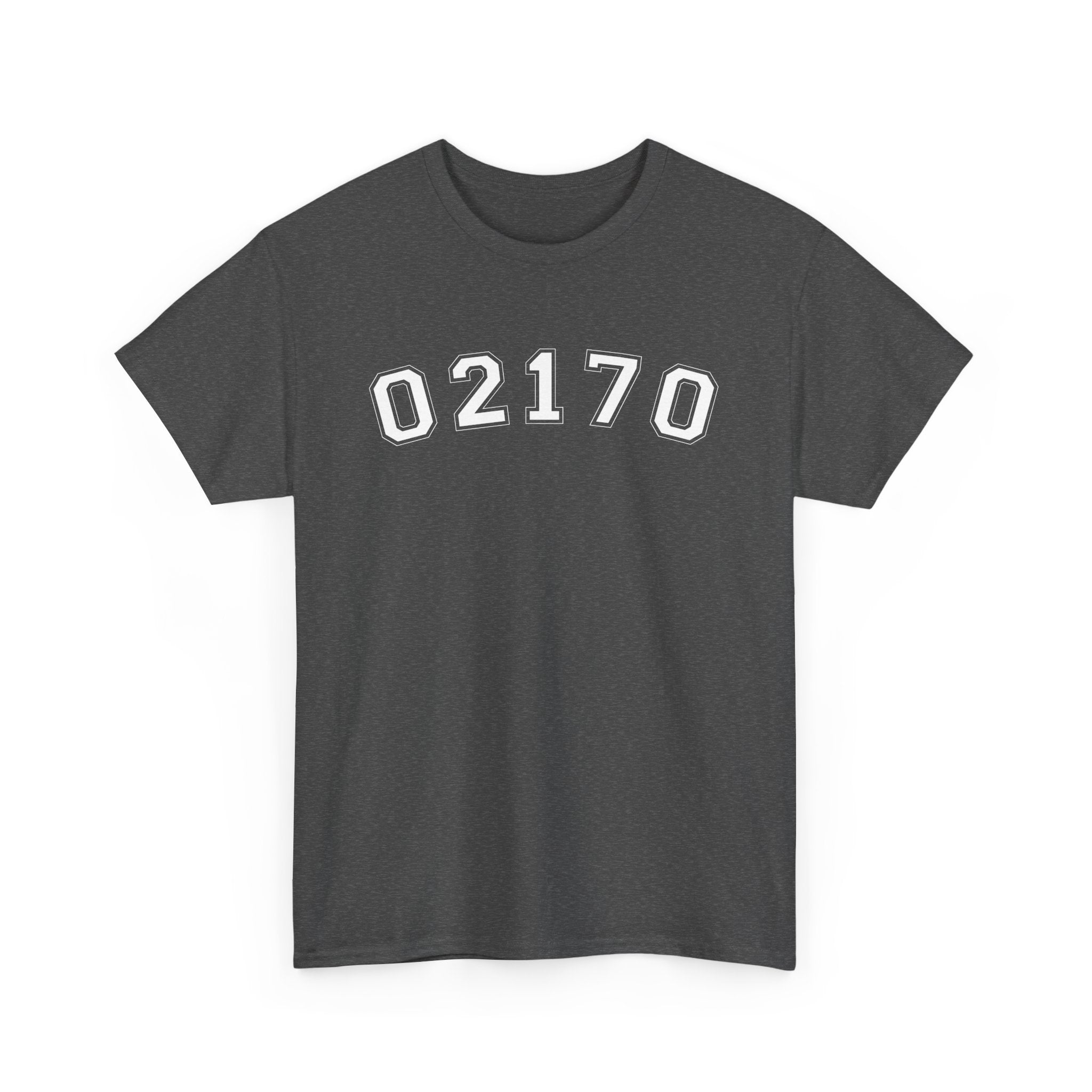02170- Quincy Zip Code T-shirt White Text