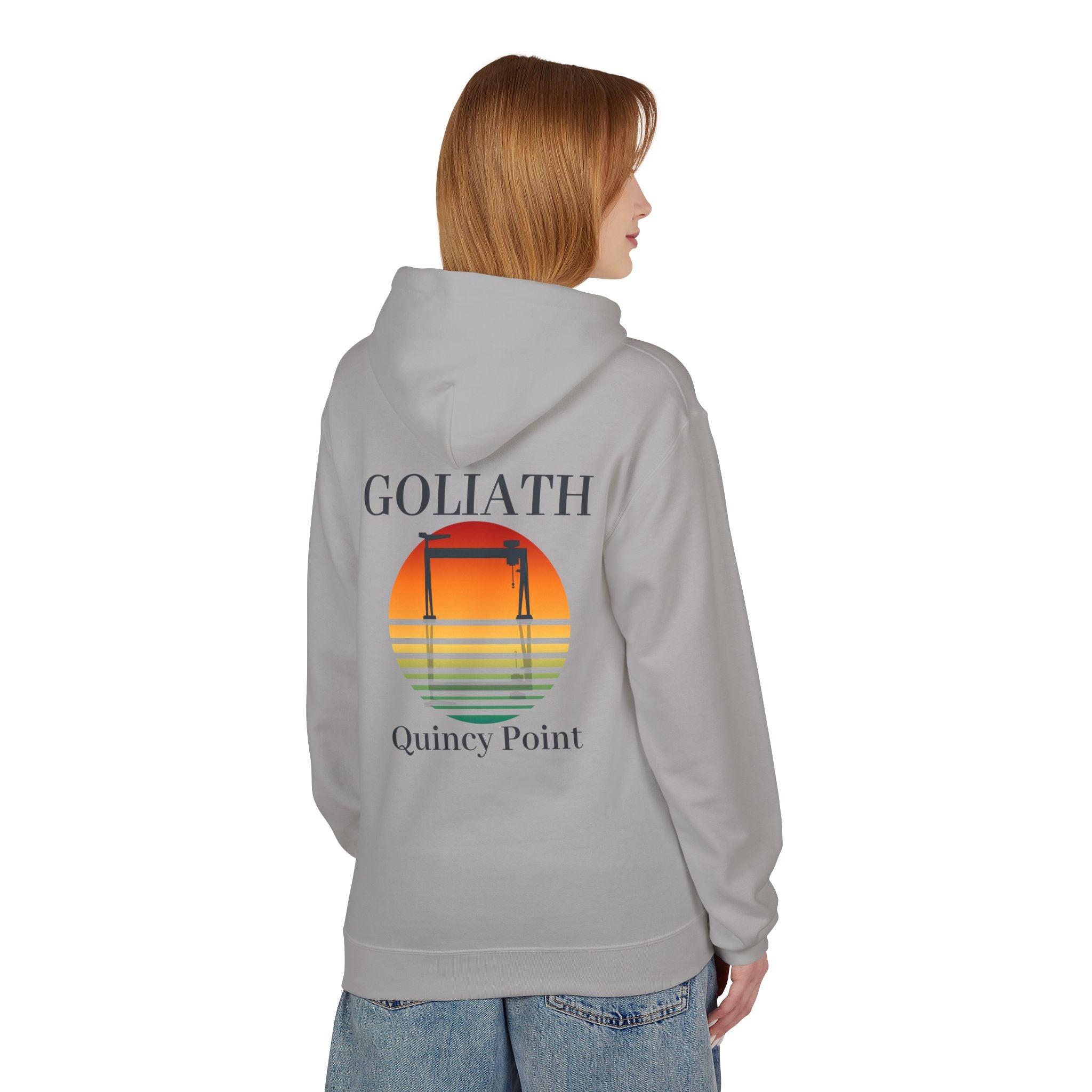 Fore River Shipyard Goliath Sunset Hoodie