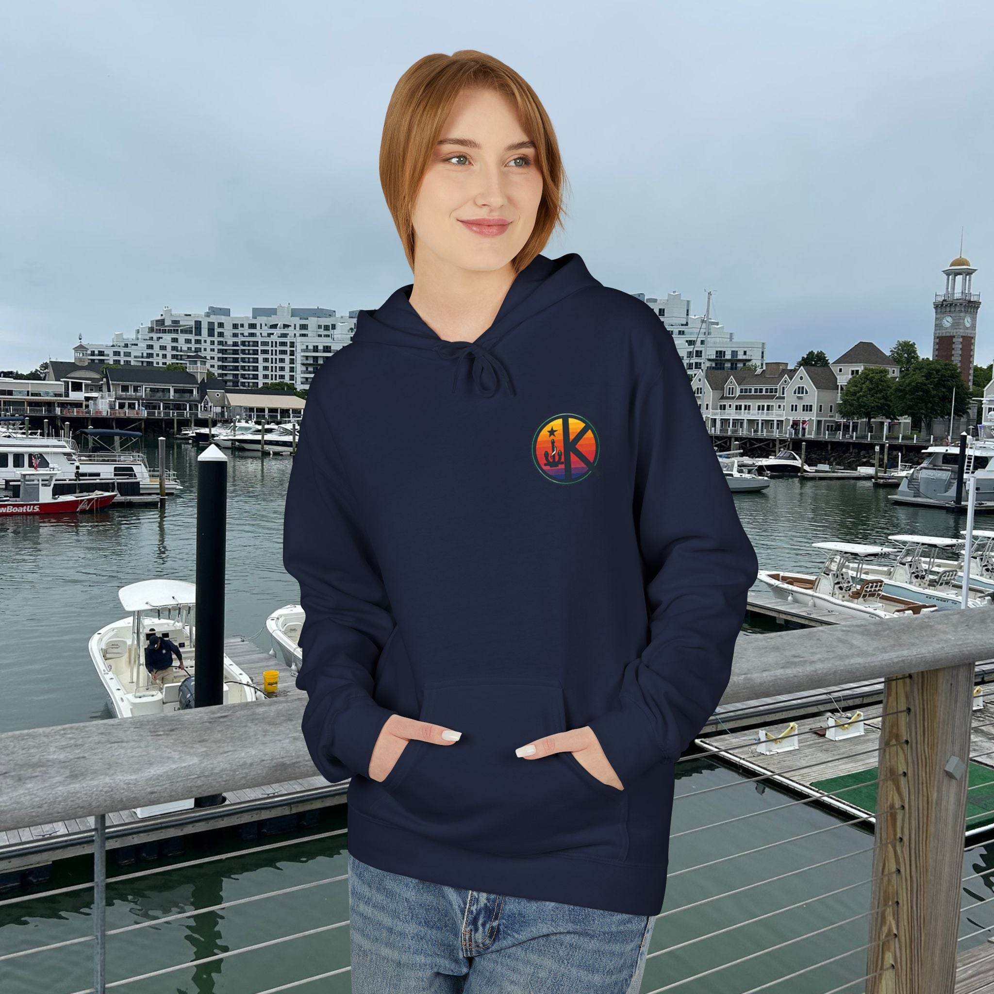 Ski Heavenly Hill Softstyle Hoodie- QK Logo