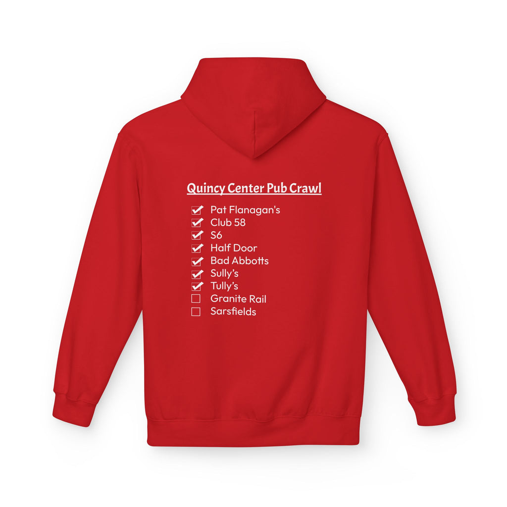 Quincy Center Pub Crawl Throwback Hoodie