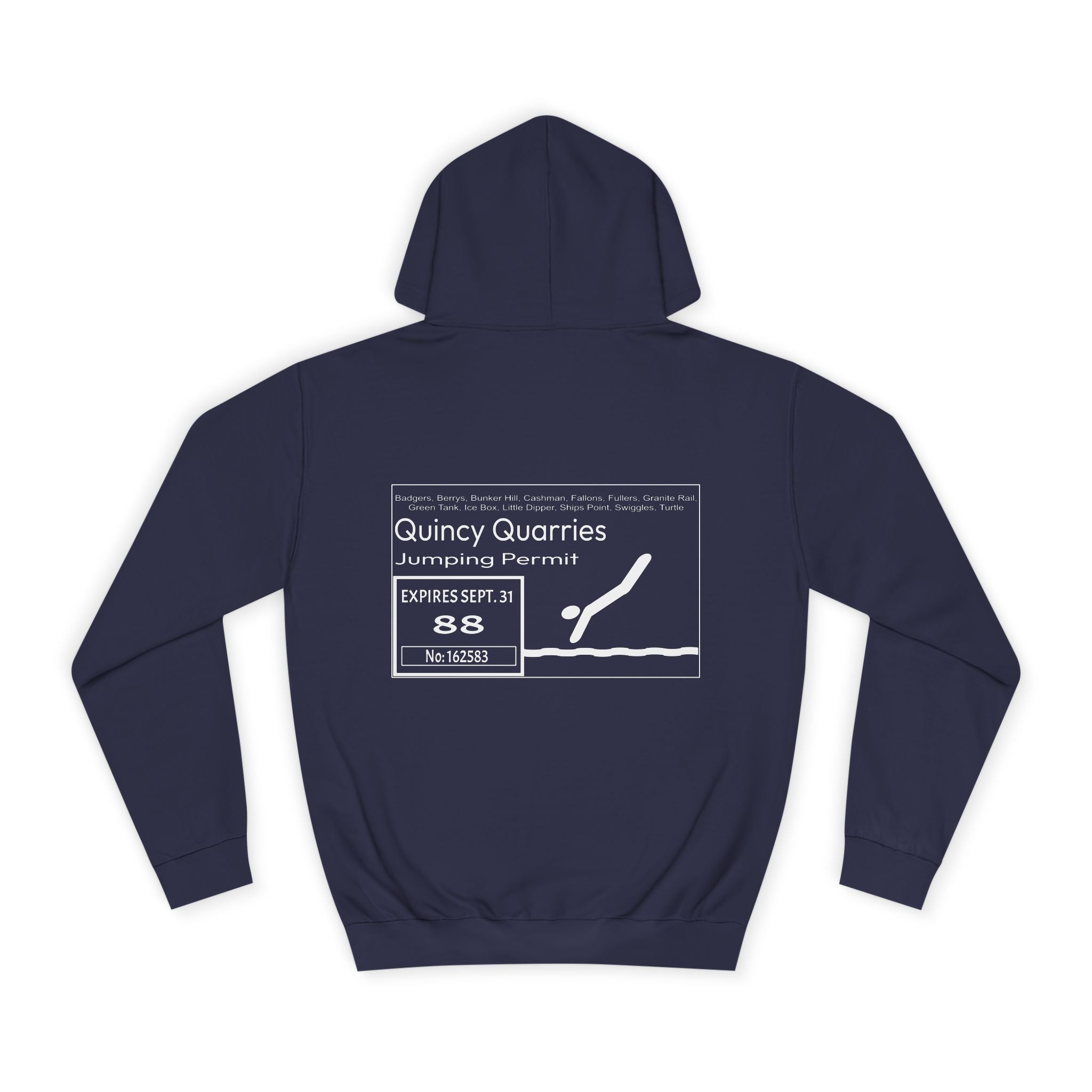 Quincy Quarries Permit Hoodie