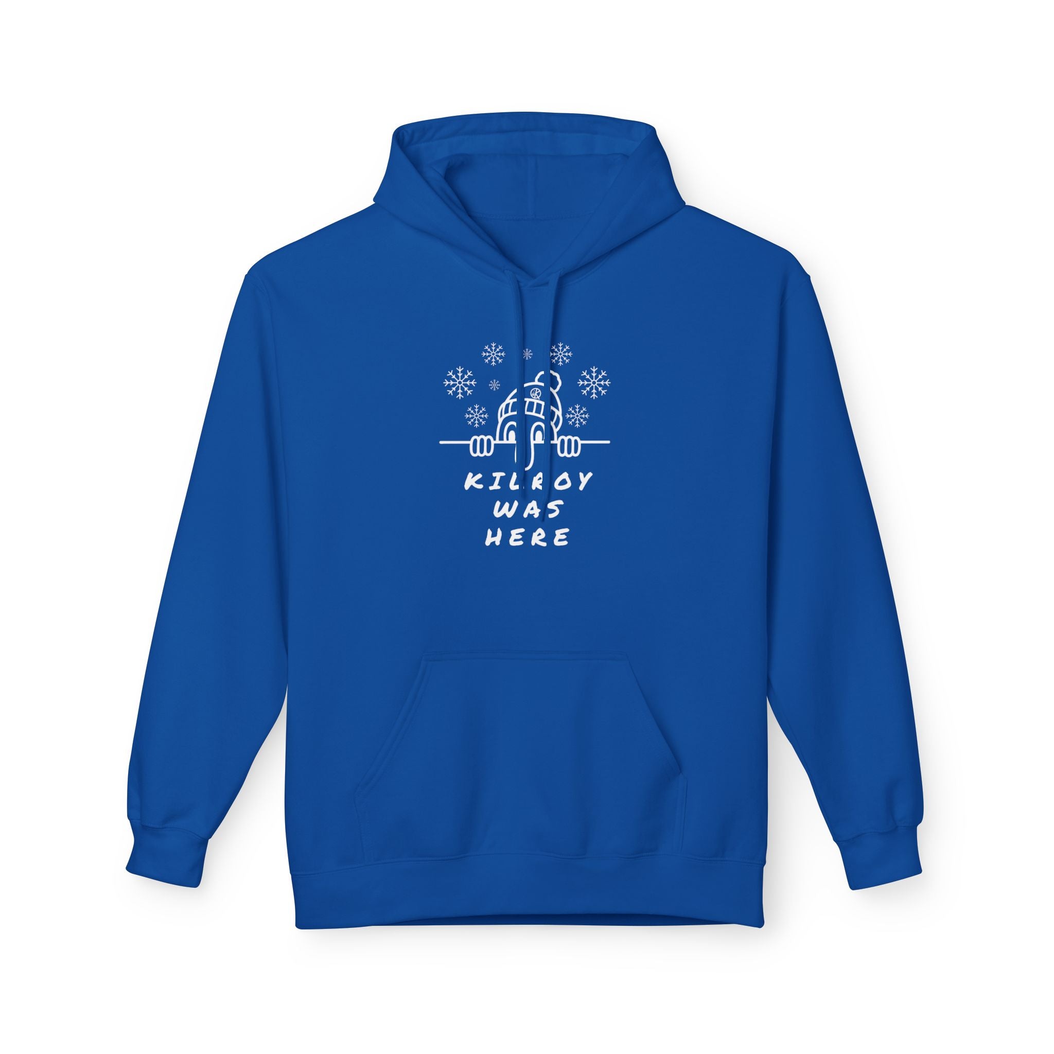 Kilroy Was Here Winter White Front Softstyle Hoodie