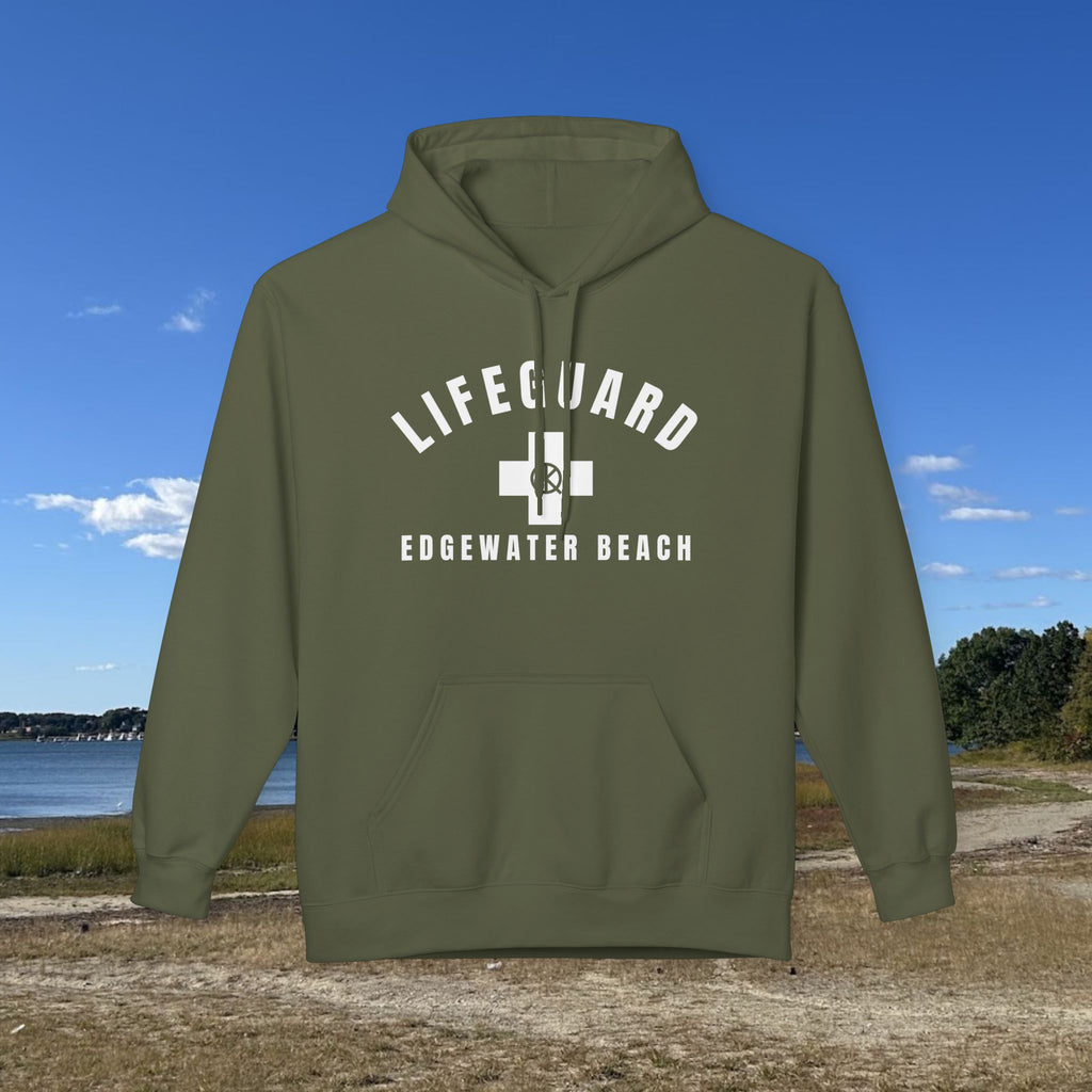 Edgewater Beach Lifeguard Softstyle Hoodie
