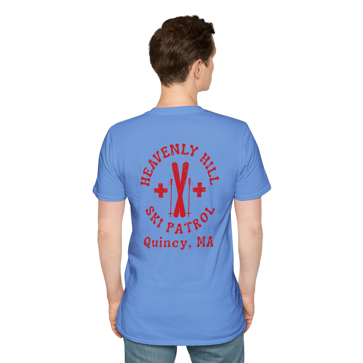 Distressed Heavenly Hill Ski Patrol T-shirt