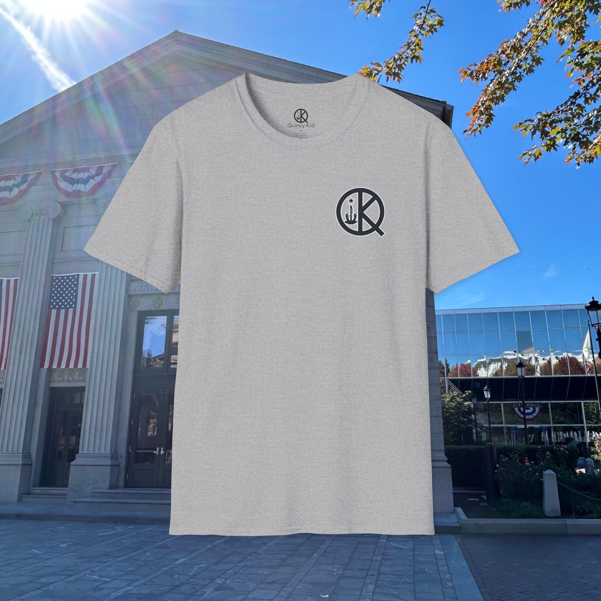 Quincy Outline Map T-Shirt