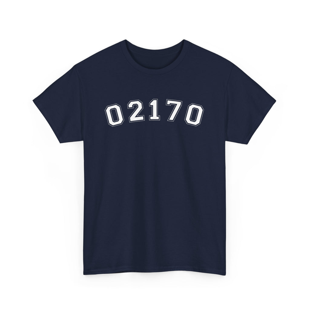 02170- Quincy Zip Code T-shirt White Text