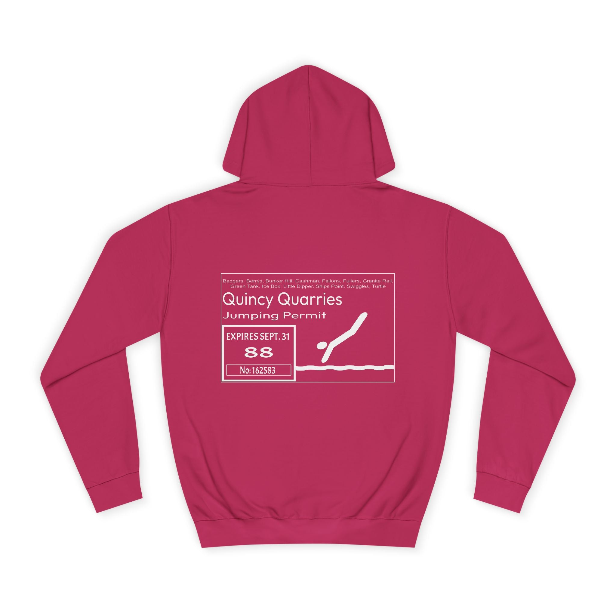 Quincy Quarries Permit Hoodie