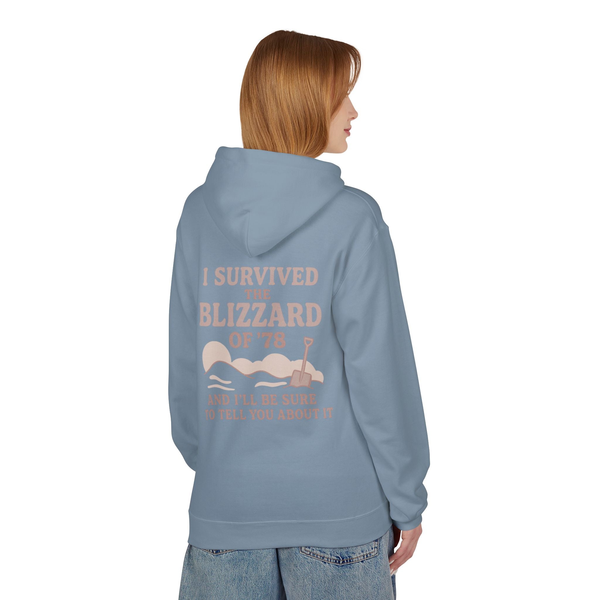 Blizzard of '78 Survivor Softstyle Hoodie with Logo