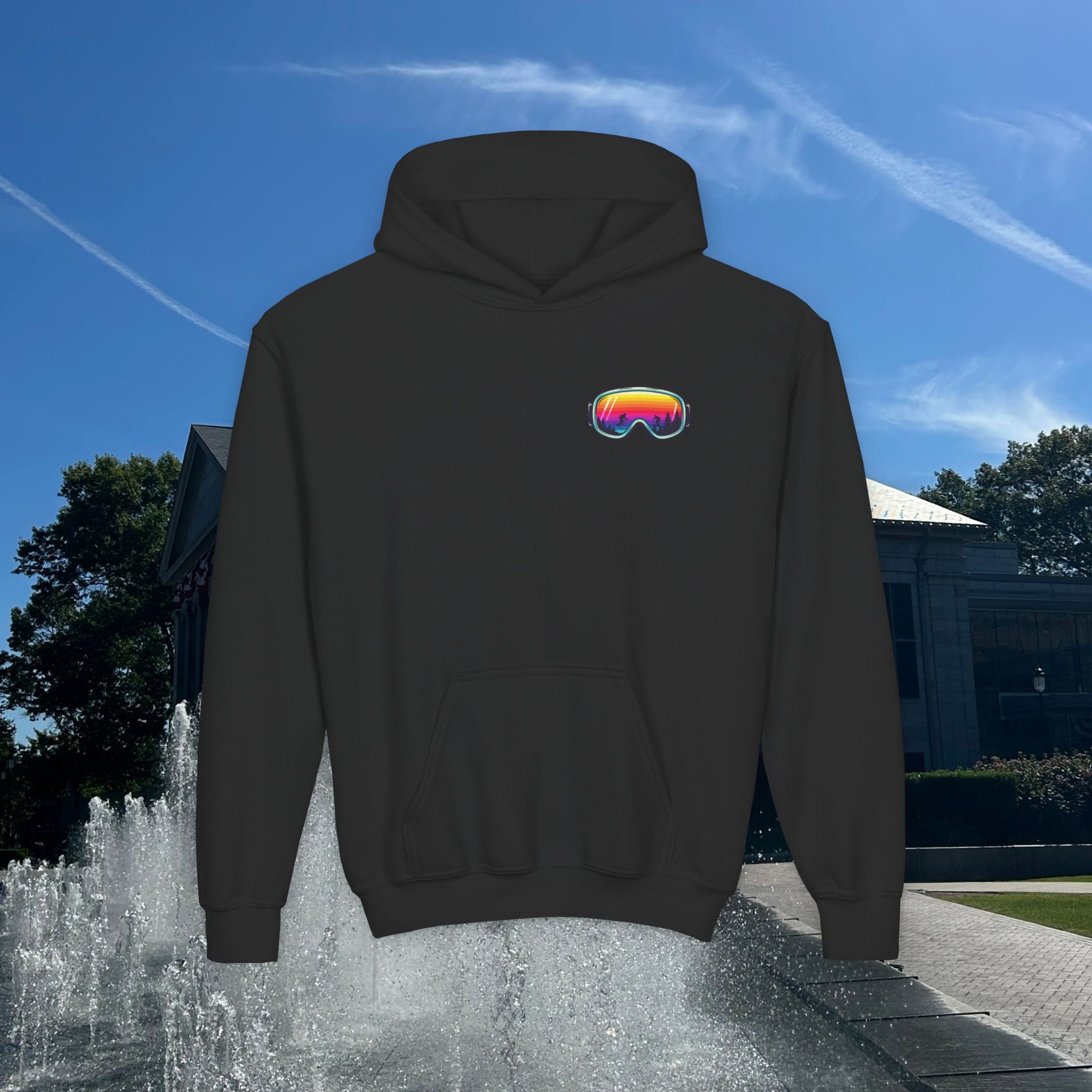 Ski Heavenly Hill Youth Softstyle Hoodie