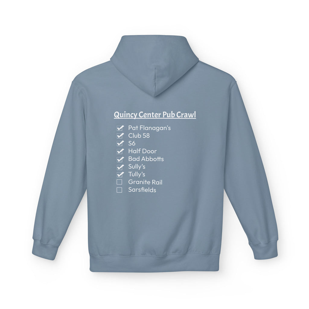 Quincy Center Pub Crawl Throwback Hoodie