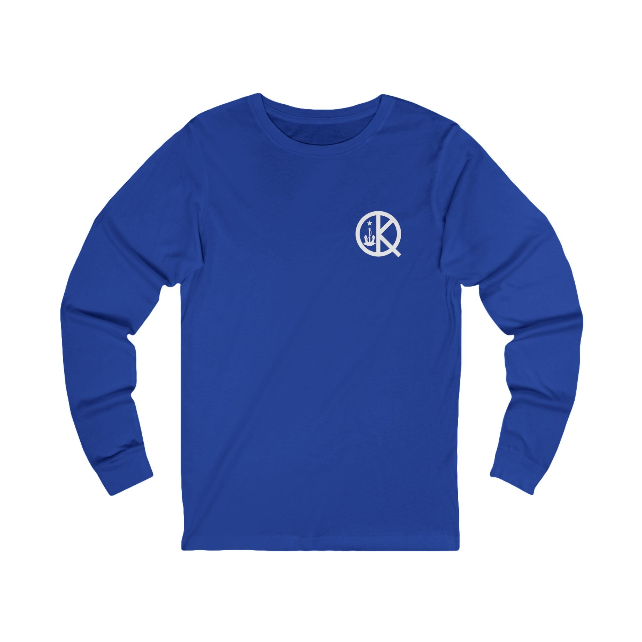 Quincy- Blue and White Longsleeve