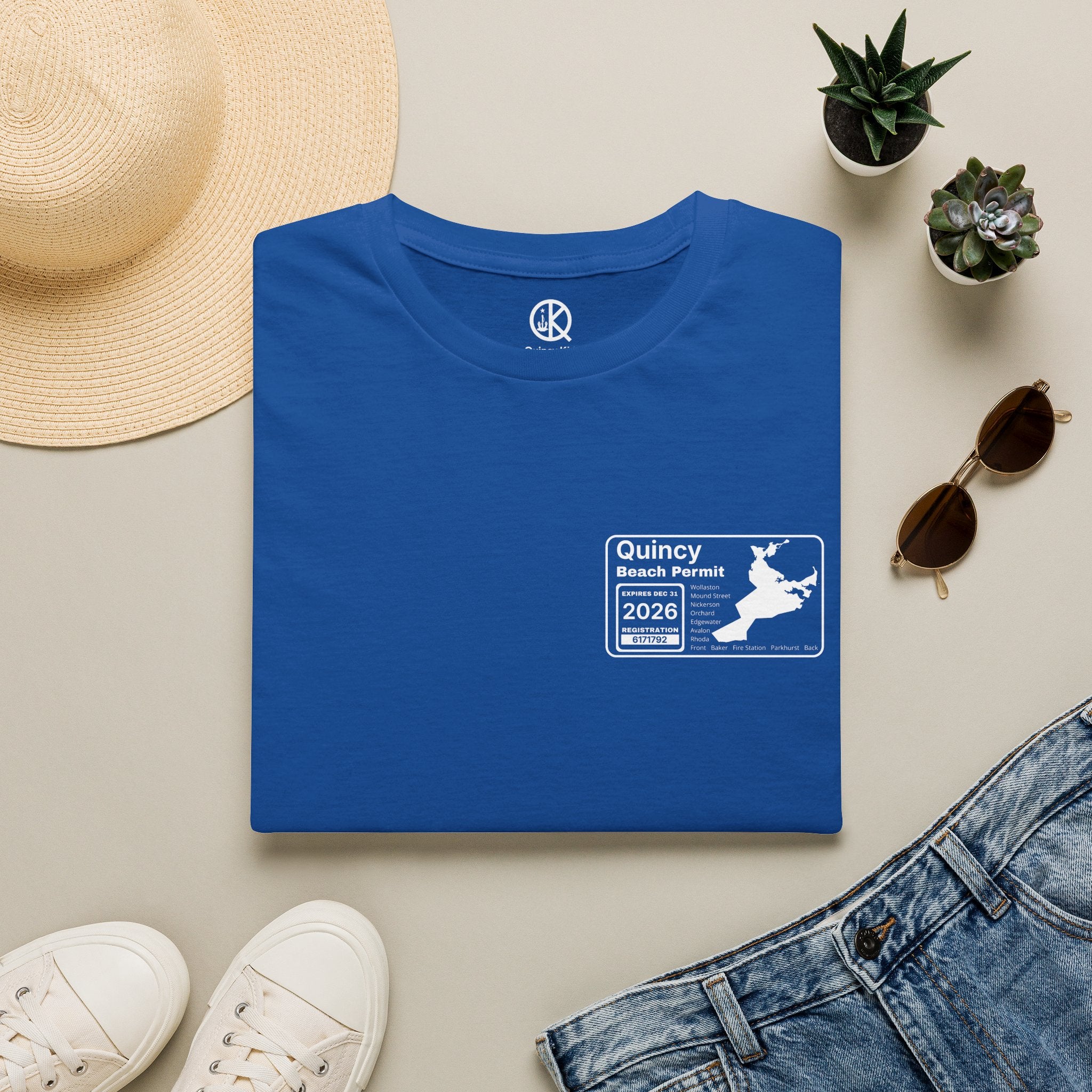 Quincy Beach Permit T-Shirt - Unisex