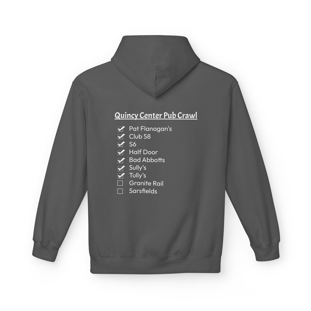 Quincy Center Pub Crawl Throwback Hoodie