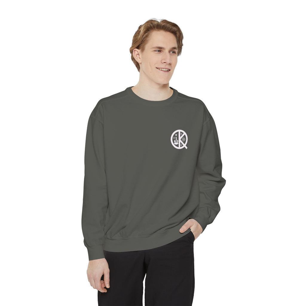 Quincy Center Holiday Sweatshirt- Back