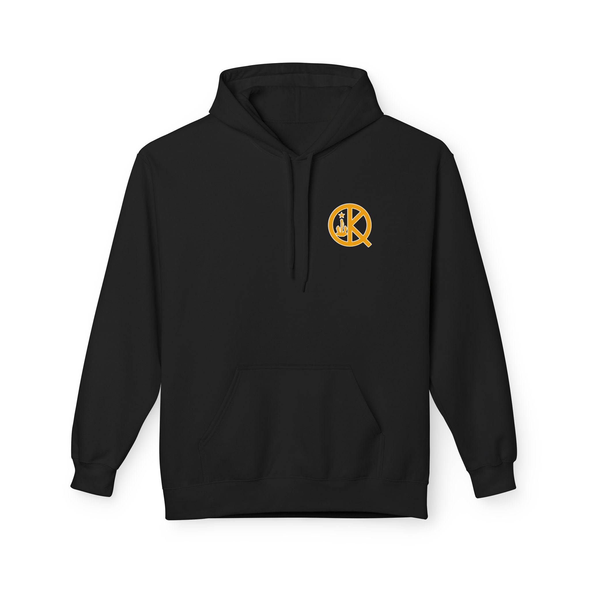 Quincy Kid- Black and Gold Softstyle Hoodie