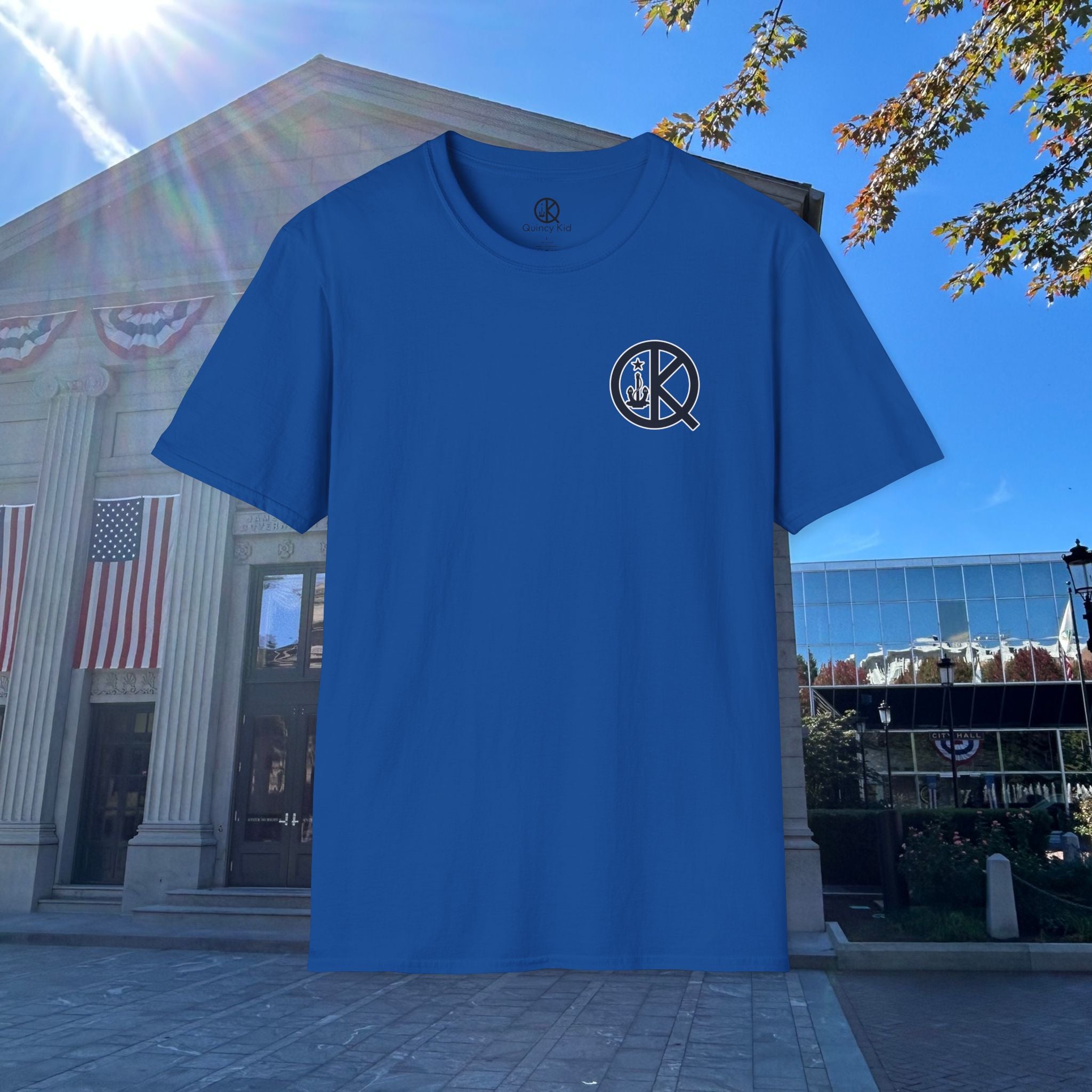 Quincy Outline Map T-Shirt