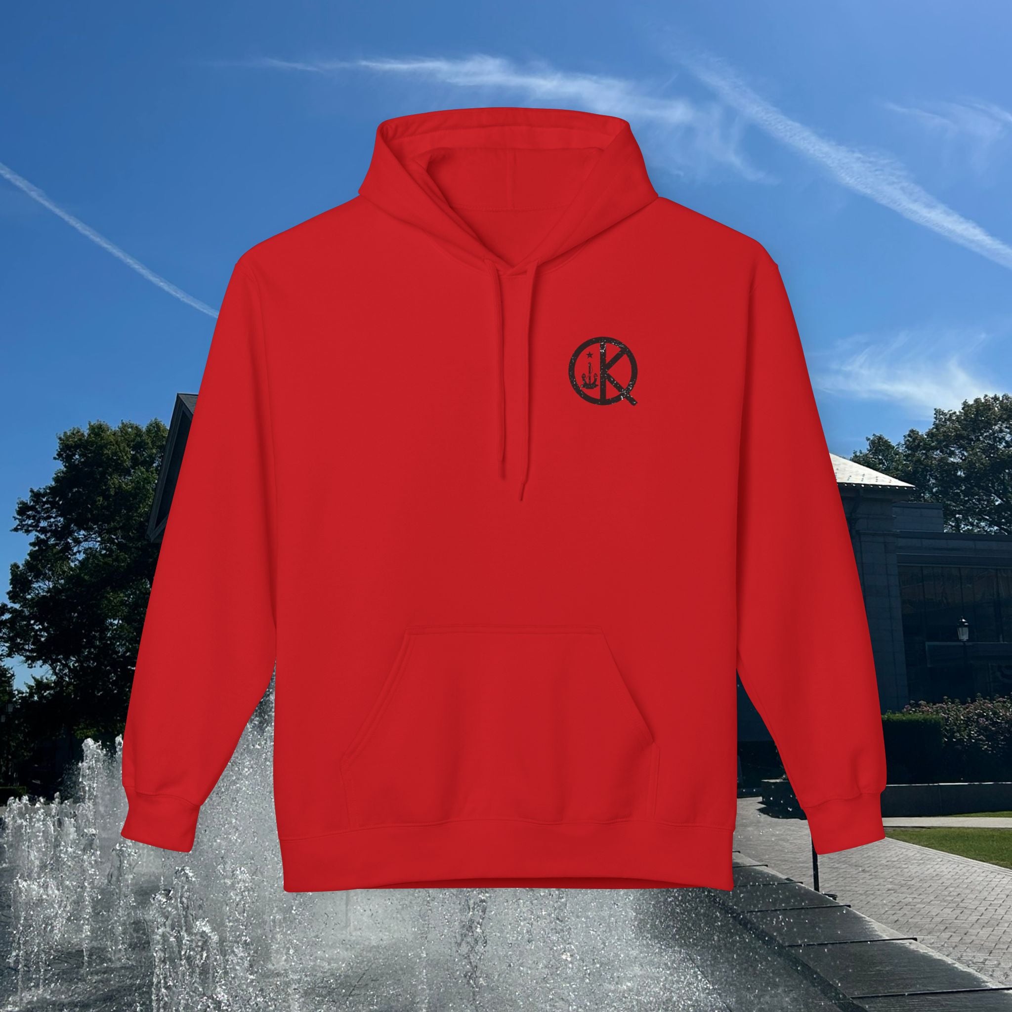 Distressed Ski Heavenly Hill Softstyle Hoodie