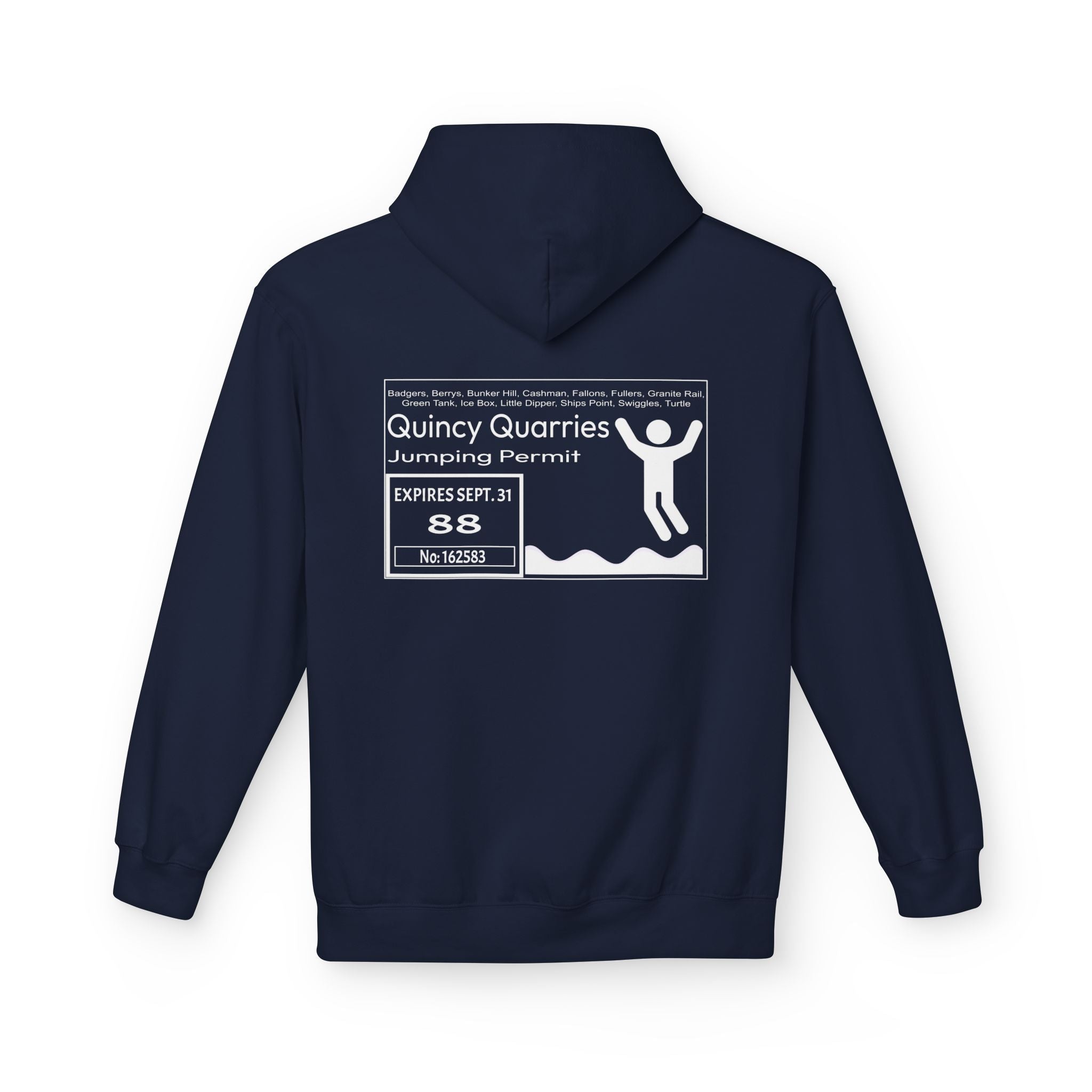 Quincy Quarries Permit Softstyle Hoodie