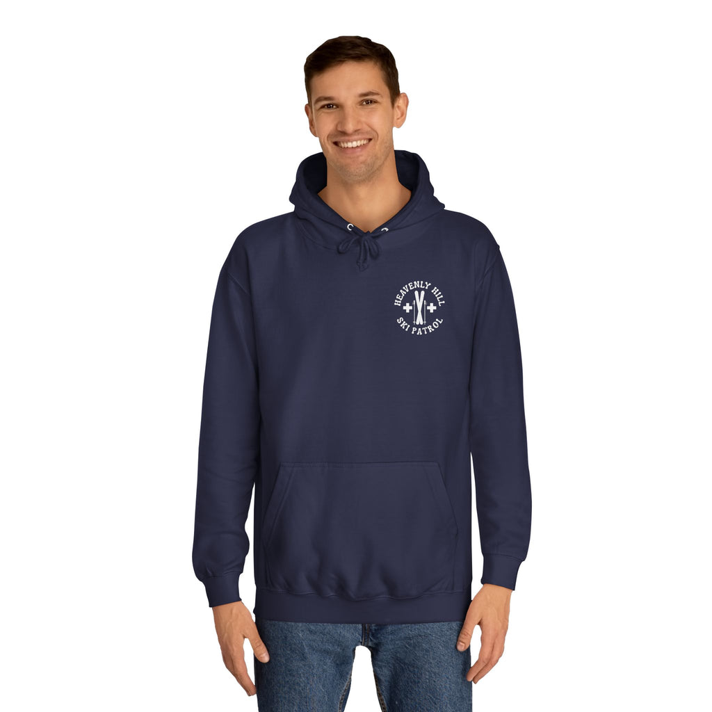 Distressed Heavenly Hill Ski Patrol Hoodie