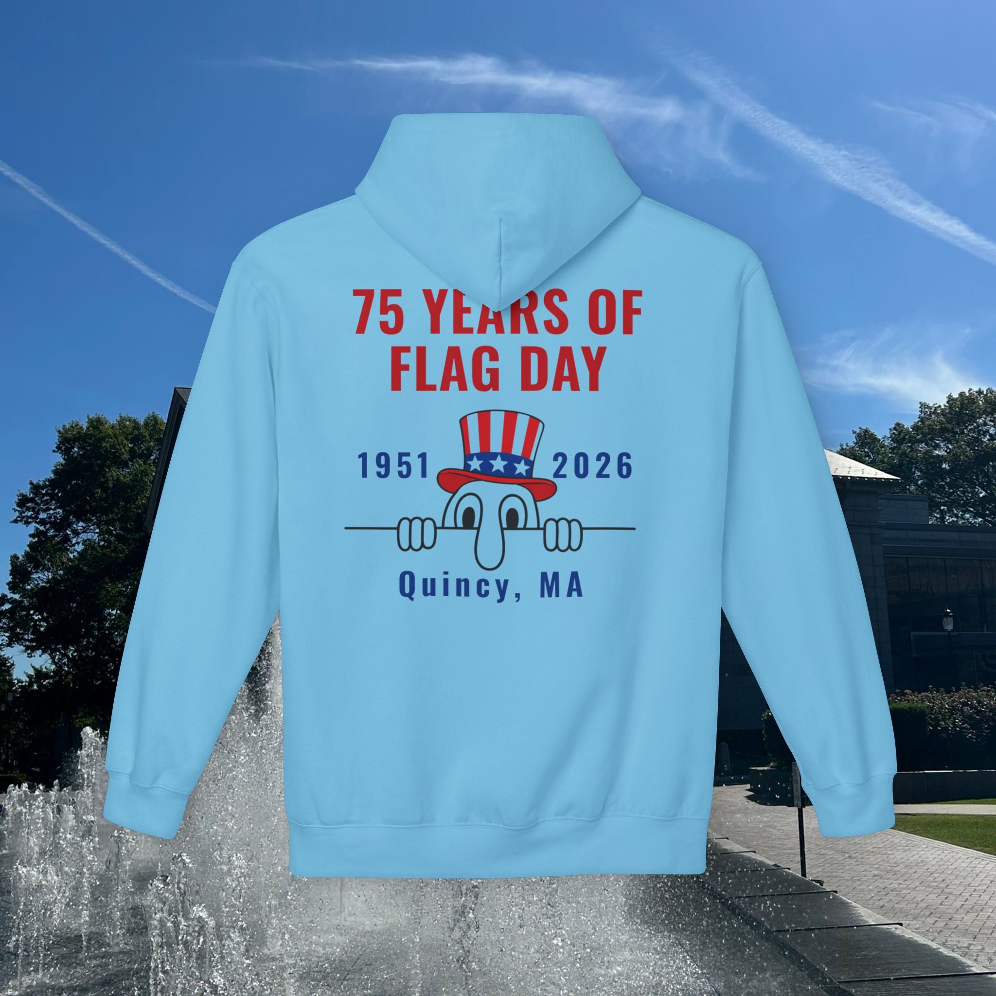 Kilroy Was Here Flag Day 75th Anniversary Hoodie